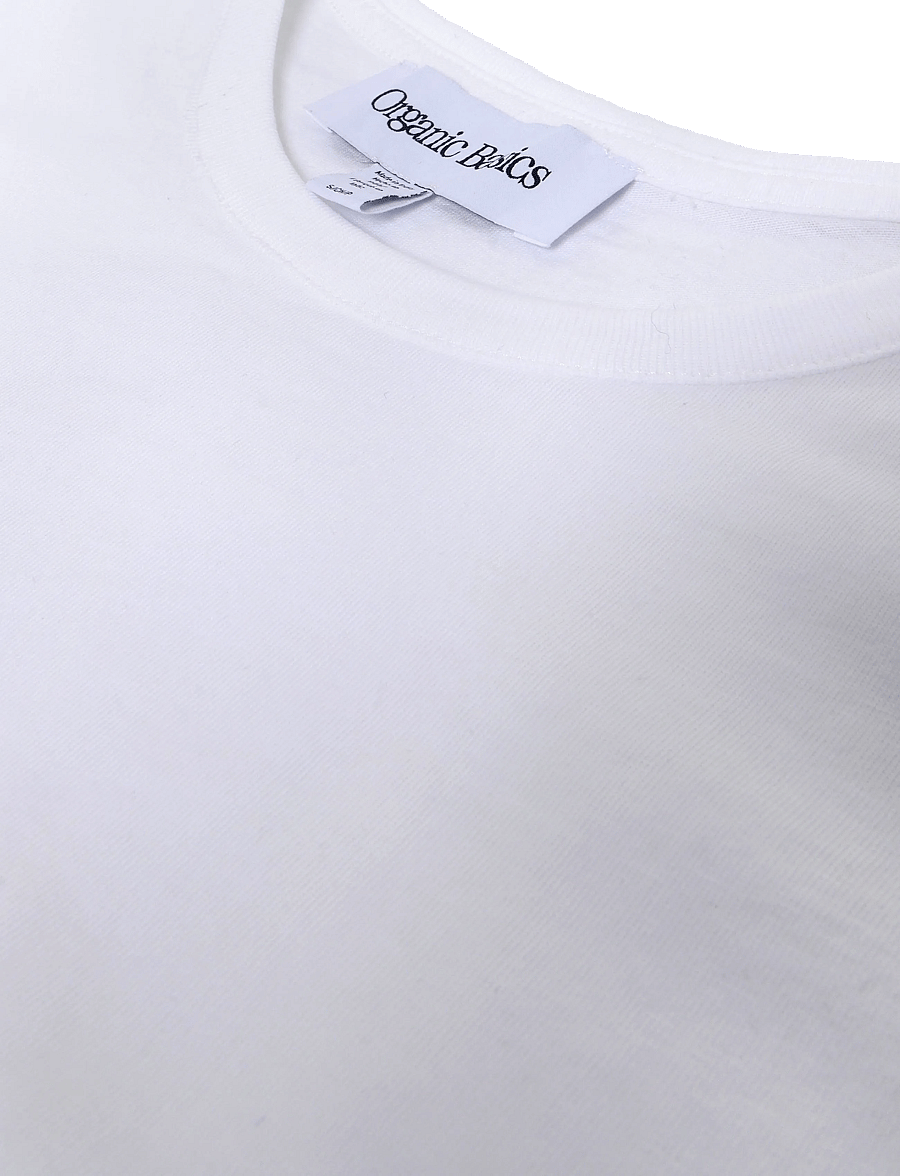 Organic Basics - True Heavy Mini Tee - t-shirts - white - 5