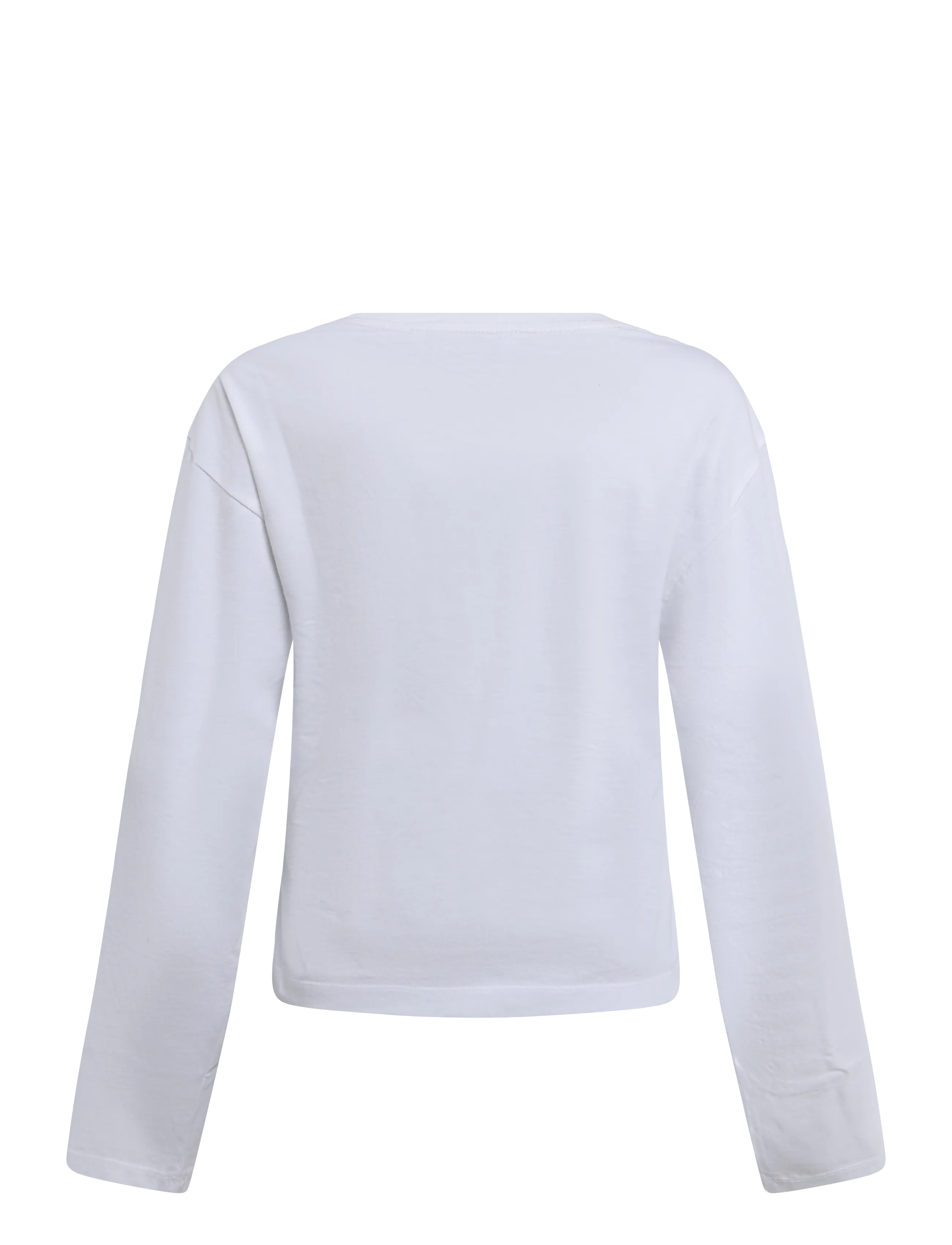 Organic Basics - True Heavy Long Sleeve Tee - langärmlige tops - white - 2