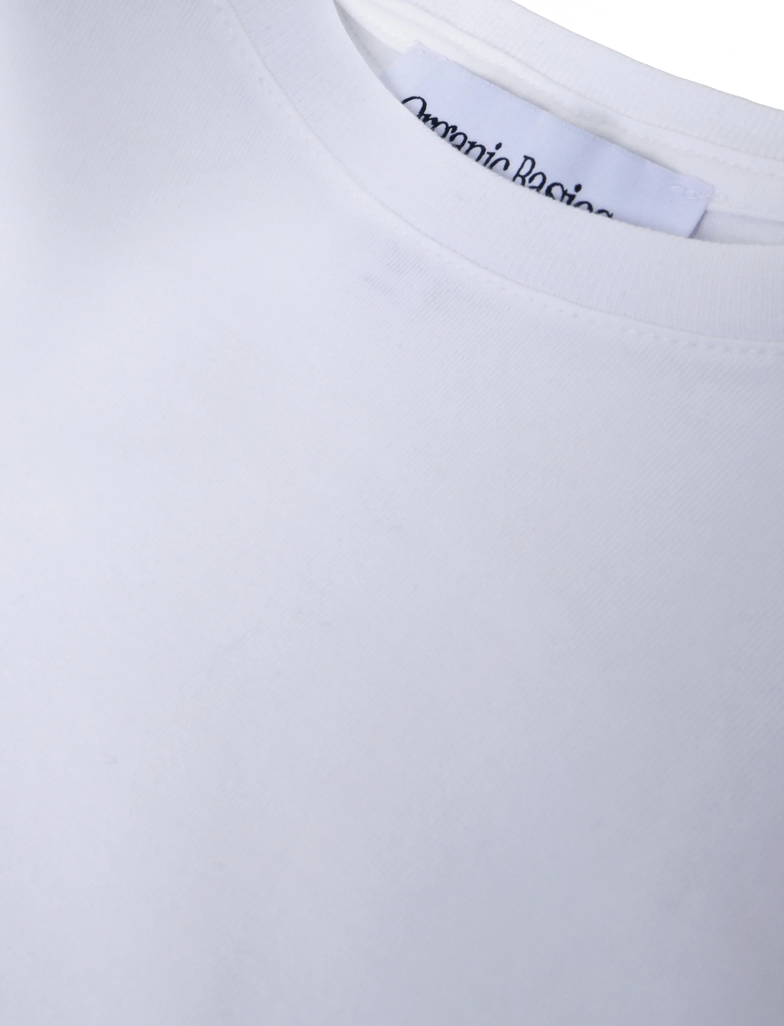 Organic Basics - True Heavy Long Sleeve Tee - langärmlige tops - white - 4