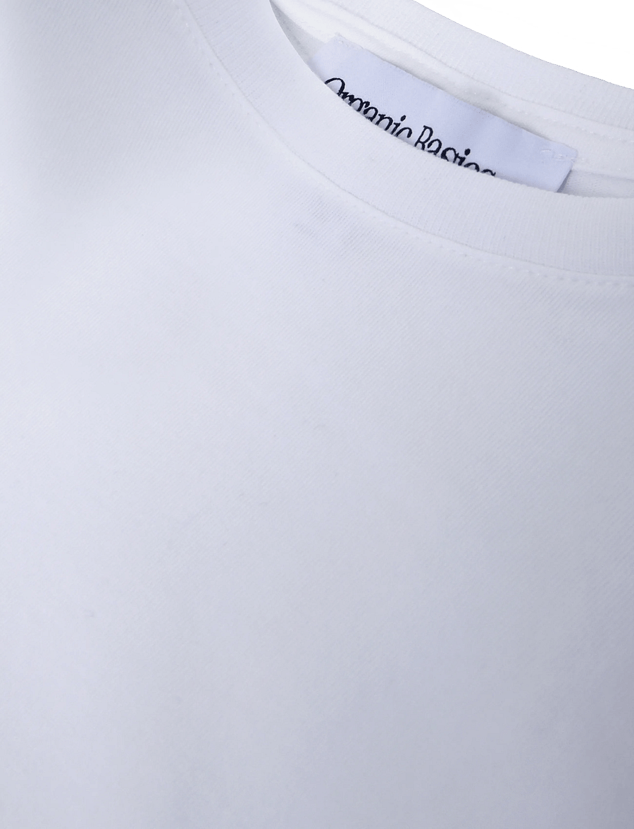 Organic Basics - True Heavy Long Sleeve Tee - langärmlige tops - white - 4
