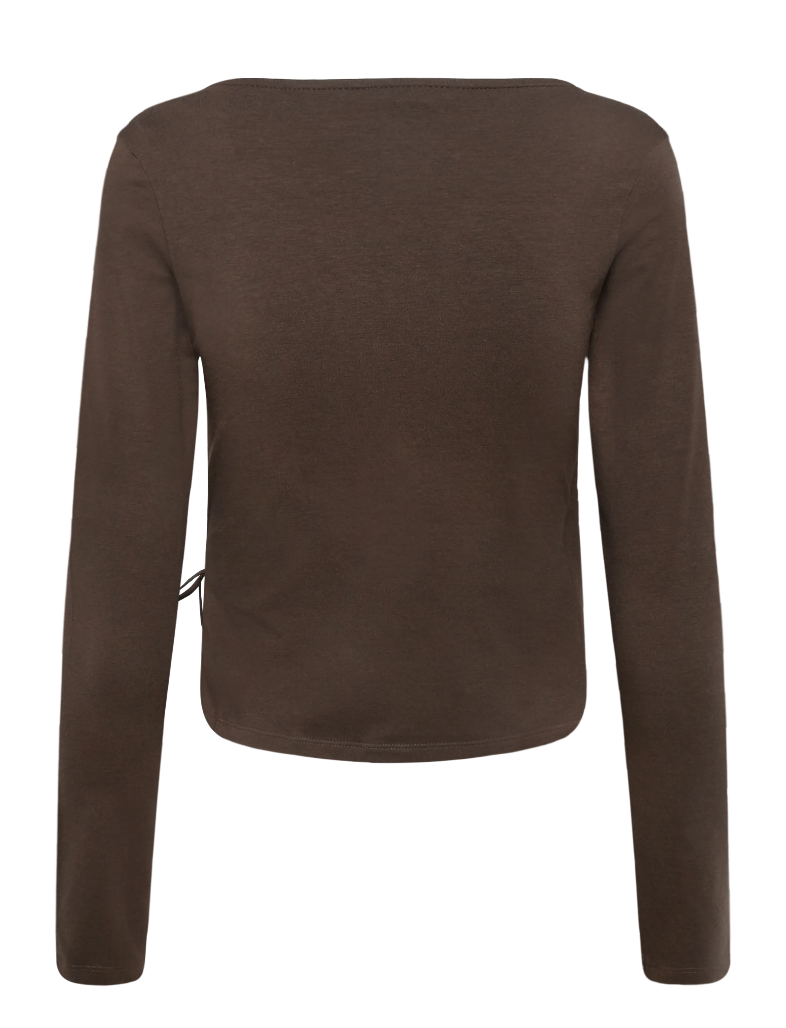 Organic Basics - Everyday Wrap Top - topid - truffle - 2