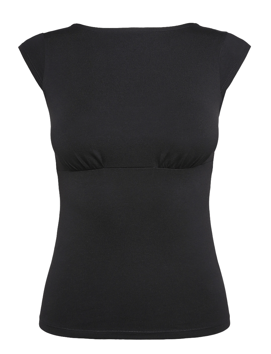 Organic Basics - Everyday Corset Top - Överdelar - black - 1