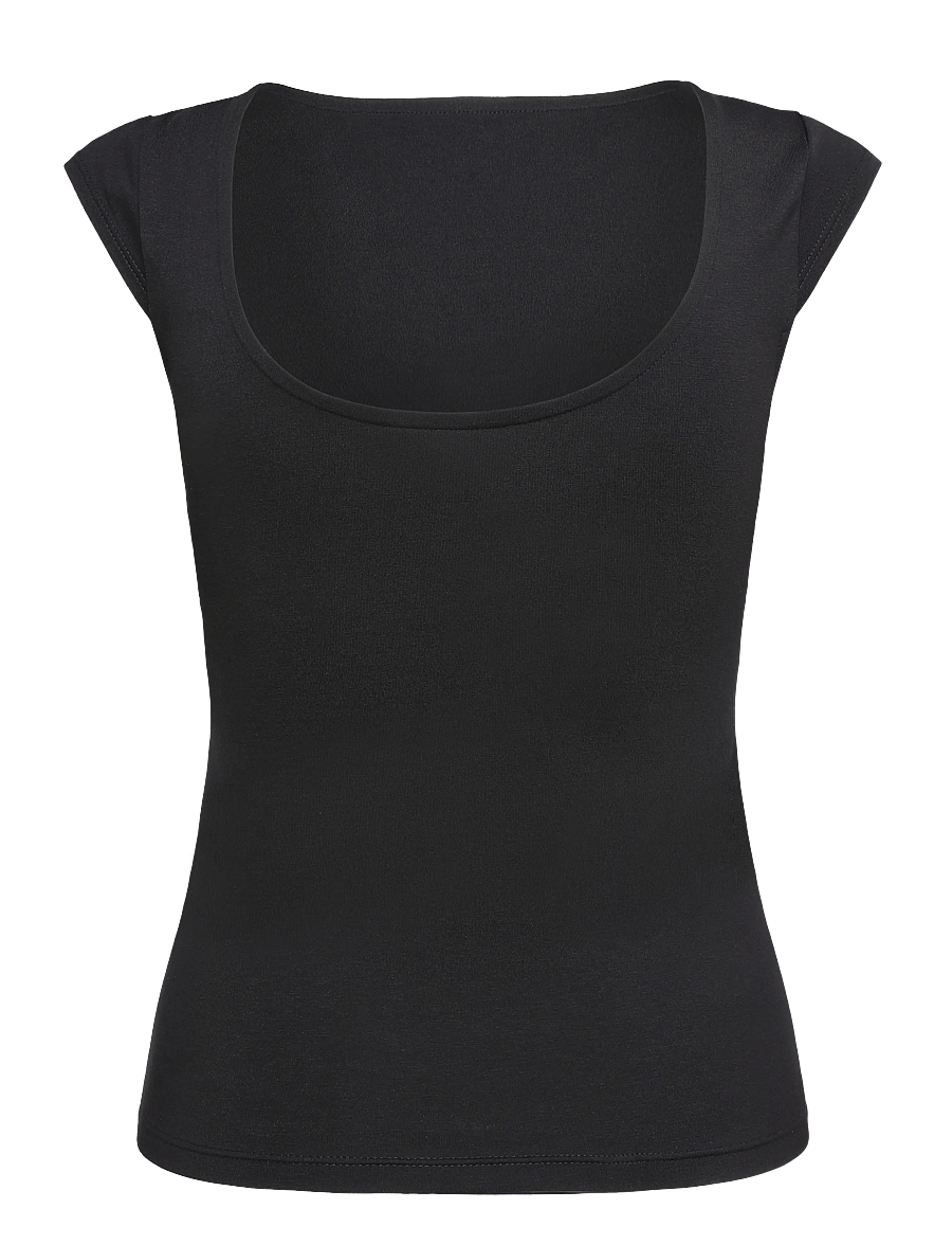 Organic Basics - Everyday Corset Top - Överdelar - black - 2