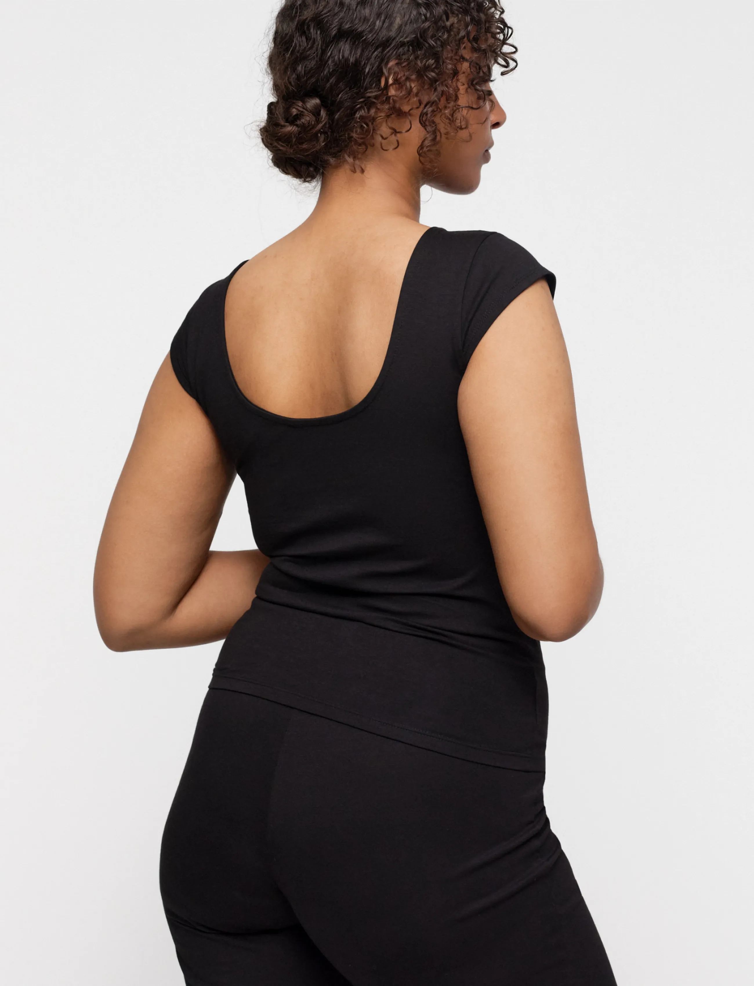 Organic Basics - Everyday Corset Top - Överdelar - black - 3