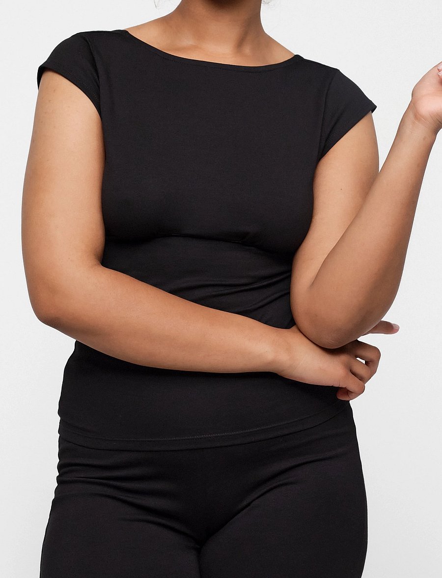 Organic Basics - Everyday Corset Top - Överdelar - black - 2