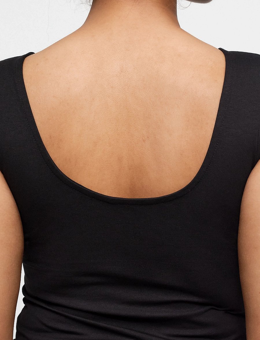 Organic Basics - Everyday Corset Top - Överdelar - black - 3