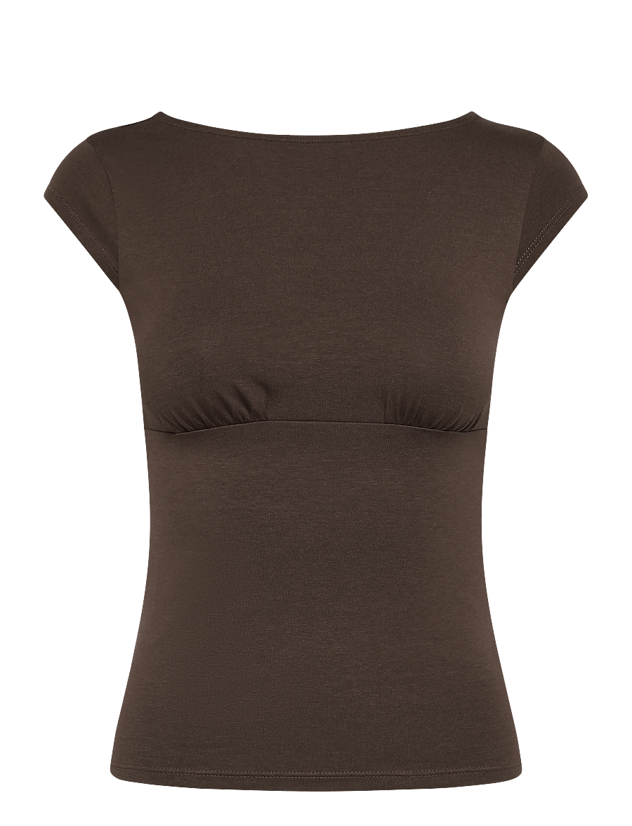Organic Basics - Everyday Corset Top - Överdelar - truffle - 1