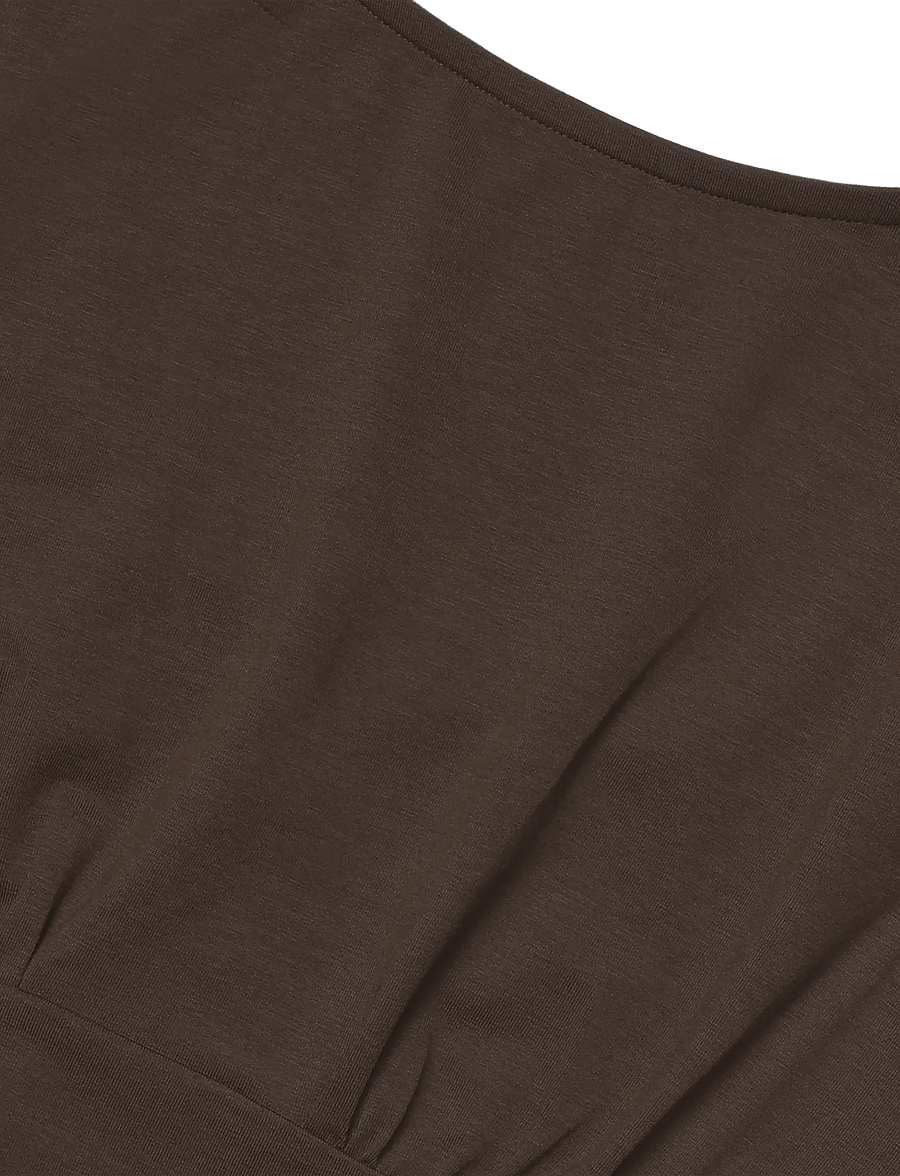 Organic Basics - Everyday Corset Top - tops - truffle - 5