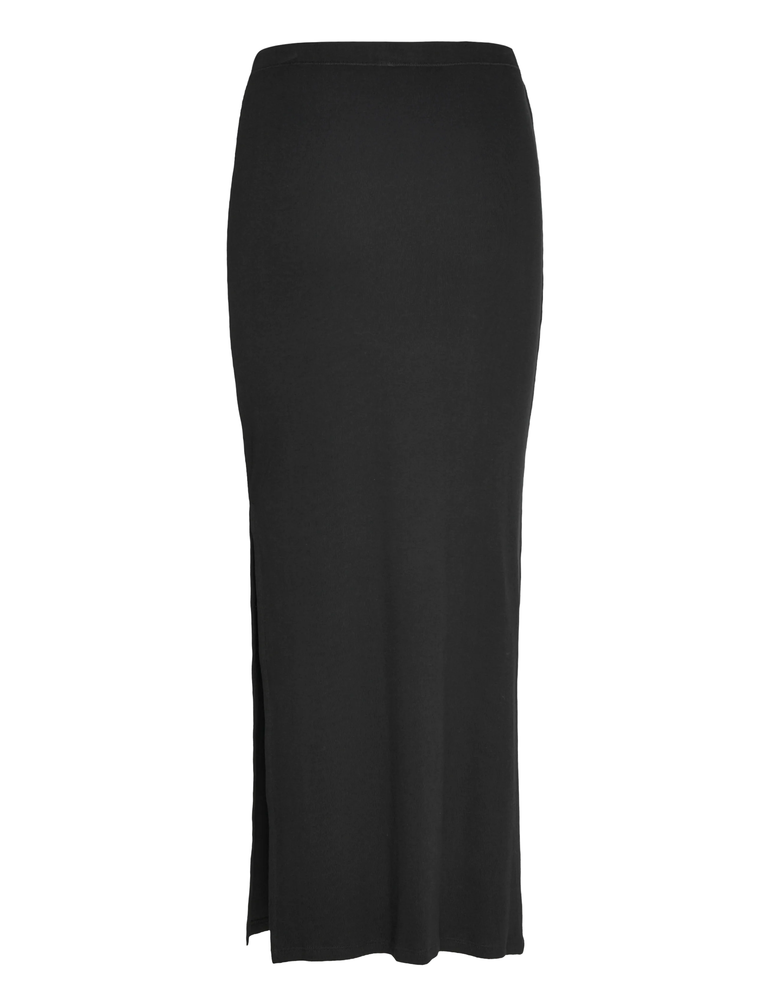 Organic Basics - Core Extend Rib Pencil Skirt - midi röcke - black - 1