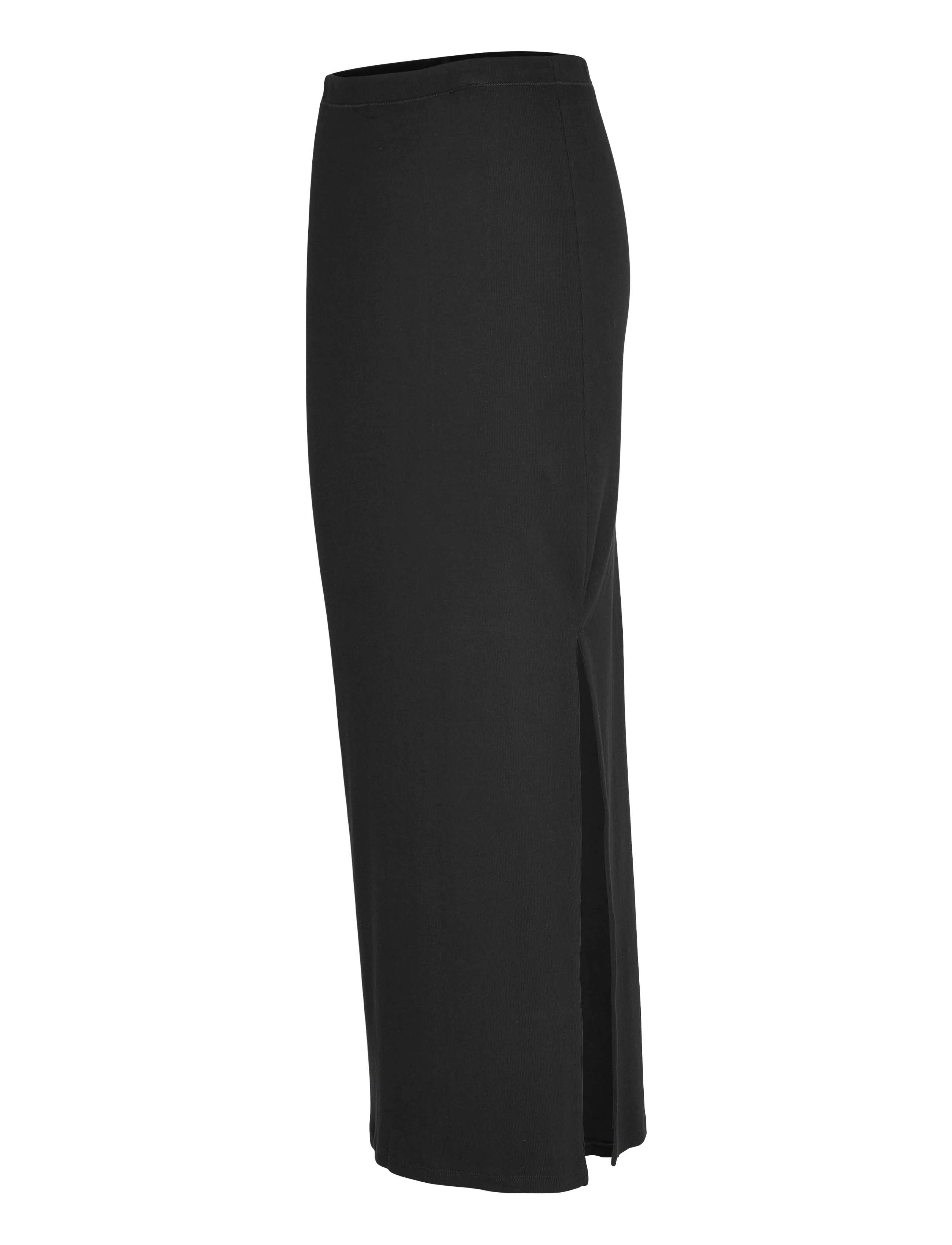 Organic Basics - Core Extend Rib Pencil Skirt - midi röcke - black - 2