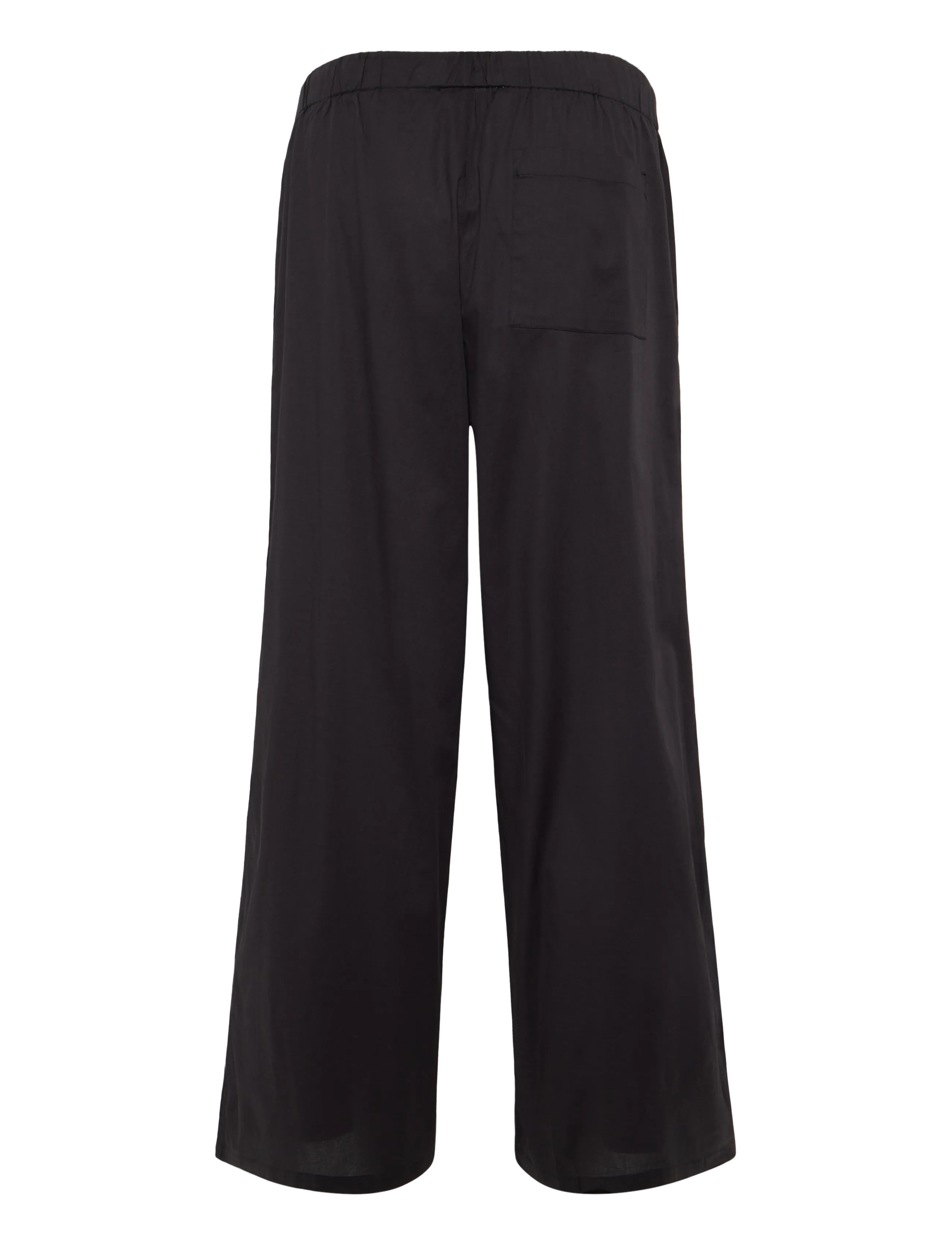 Organic Basics - Core Sleep Poplin Pants - kvinder - black - 1