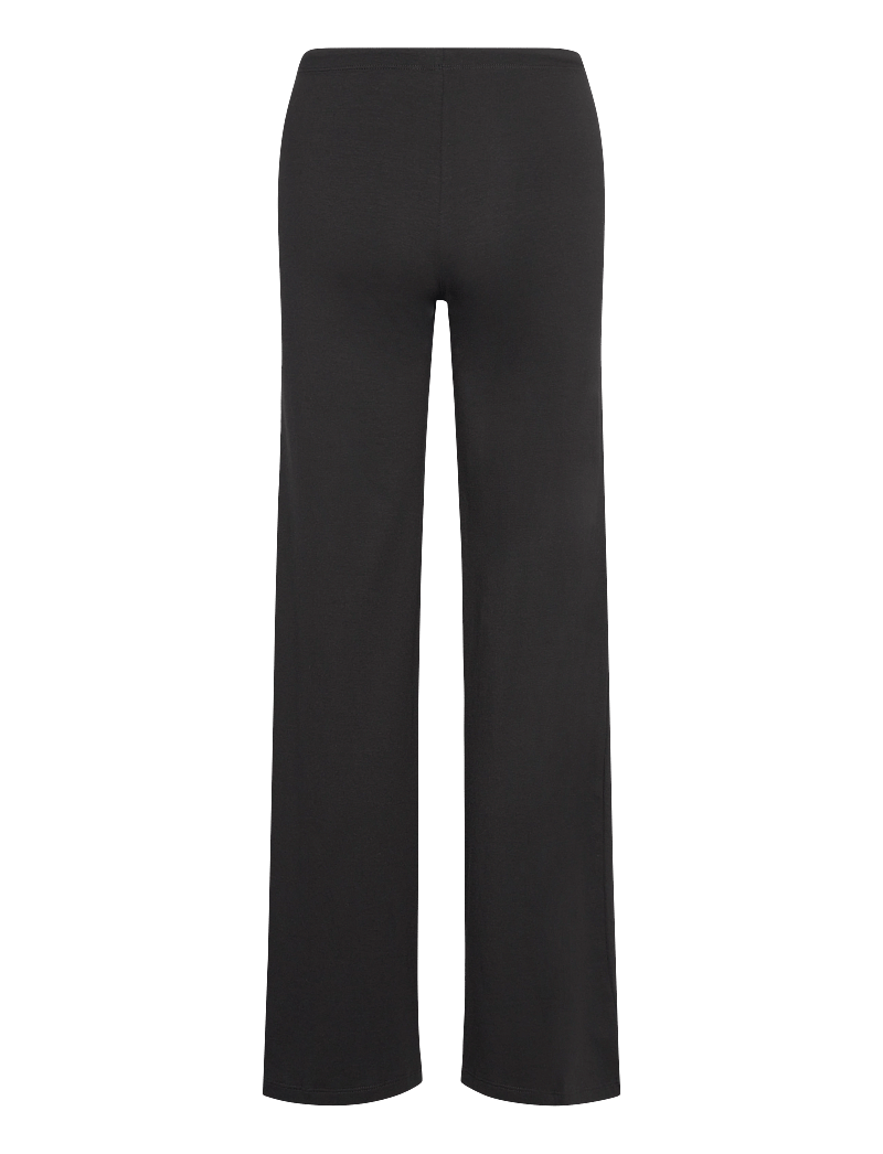 Organic Basics - Everyday Straight Leg Pants - pyjamahousut - black - 2