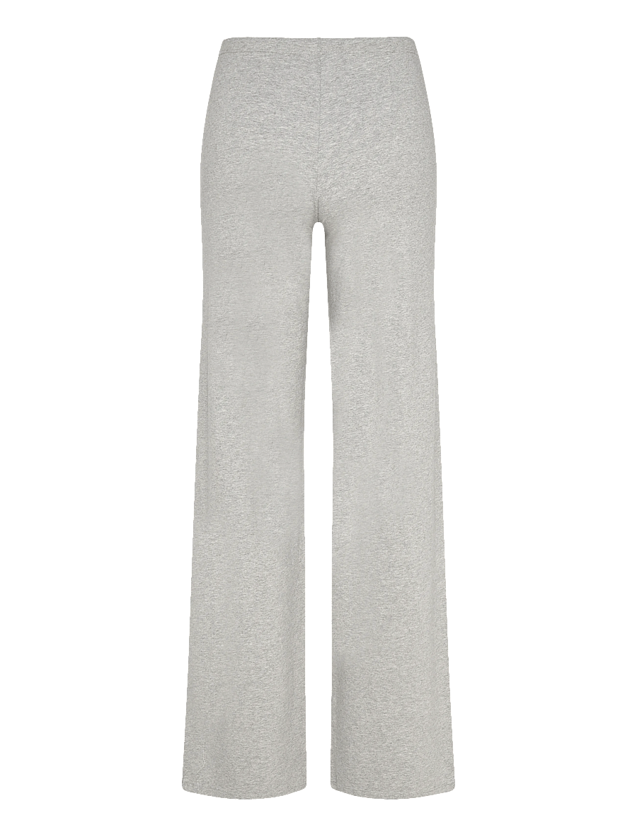 Organic Basics - Everyday Straight Leg Pants - nachtwäsche & loungewear - grey melange - 2