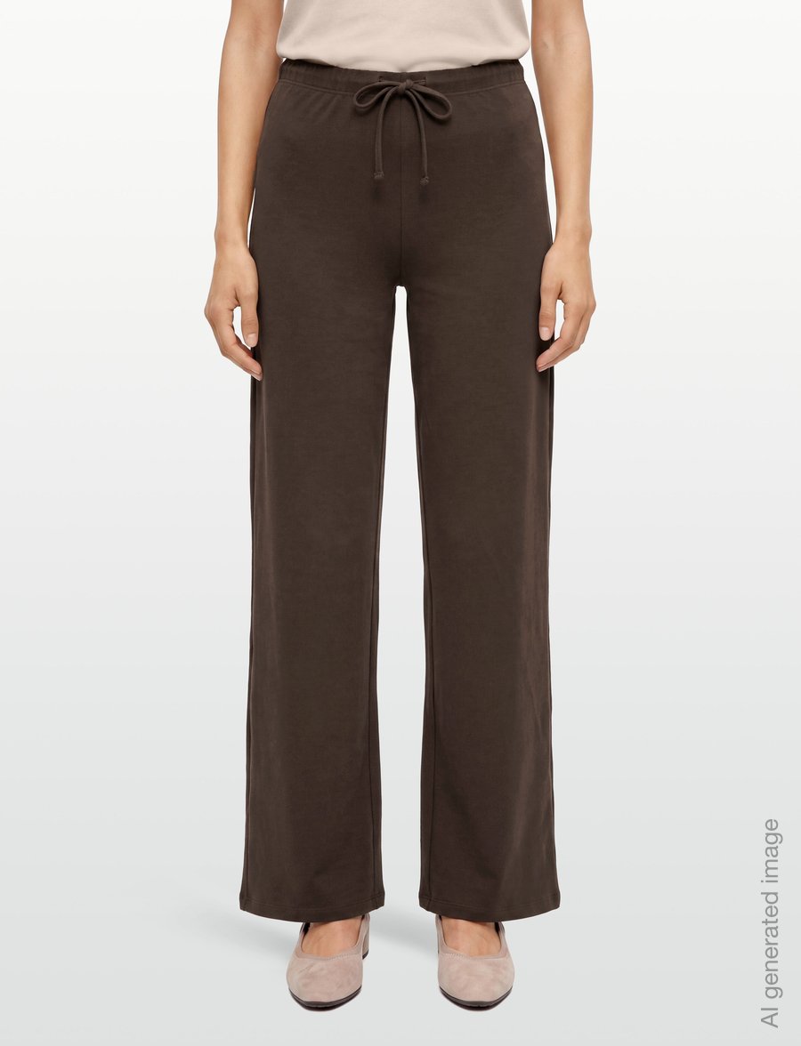 Organic Basics - Everyday Straight Leg Pants - pyjama pants - truffle - 3
