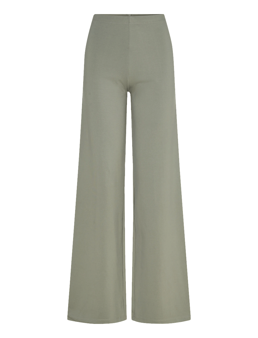 Organic Basics - Core Straight Leg Pants - pantalons larges - seaweed - 1