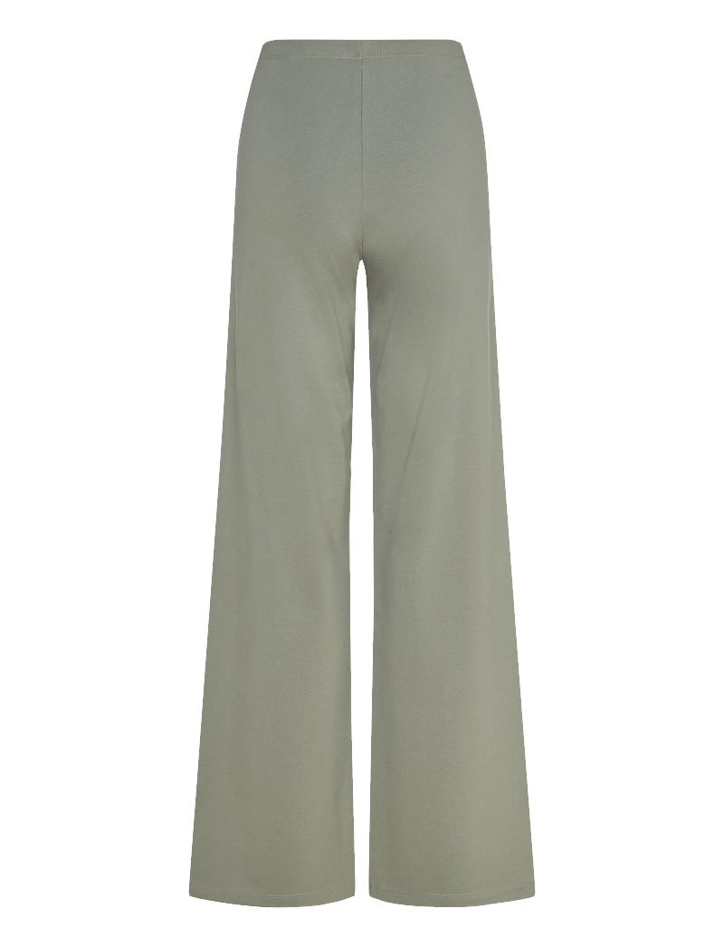 Organic Basics - Core Straight Leg Pants - hosen mit weitem bein - seaweed - 2