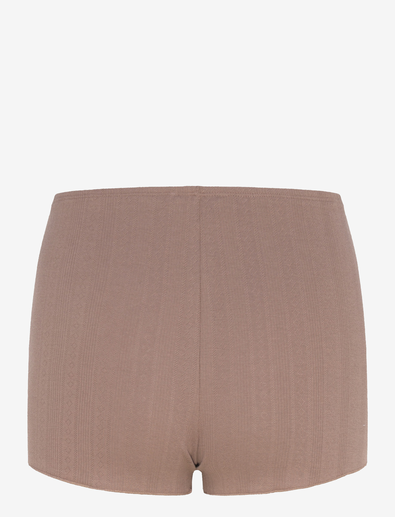 Organic Basics - Pointelle Shorts - shorts - clay - 1