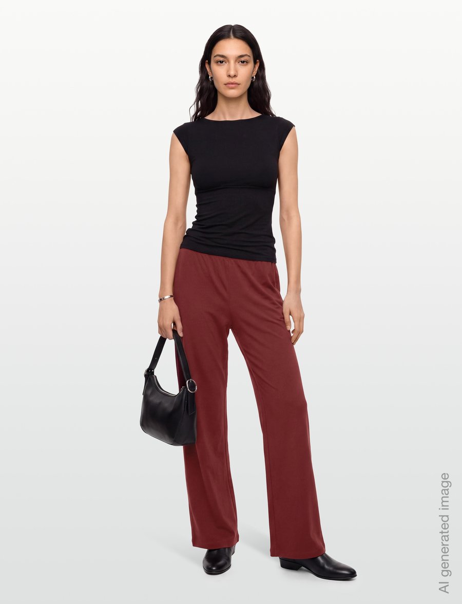 Organic Basics - Reset Drawstring Pants - igapäevane stiil - cranberry - 0