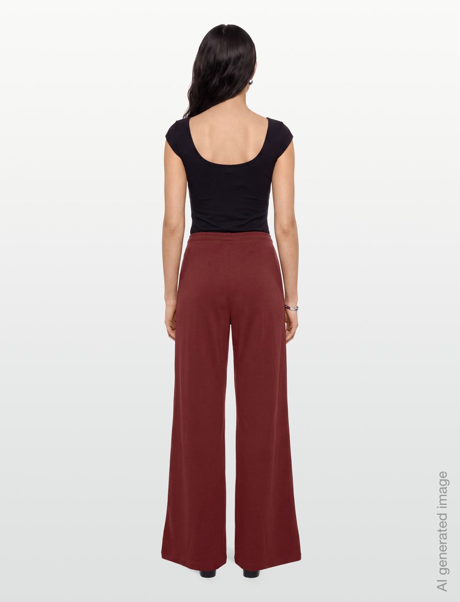 Organic Basics - Reset Drawstring Pants - igapäevane stiil - cranberry - 4