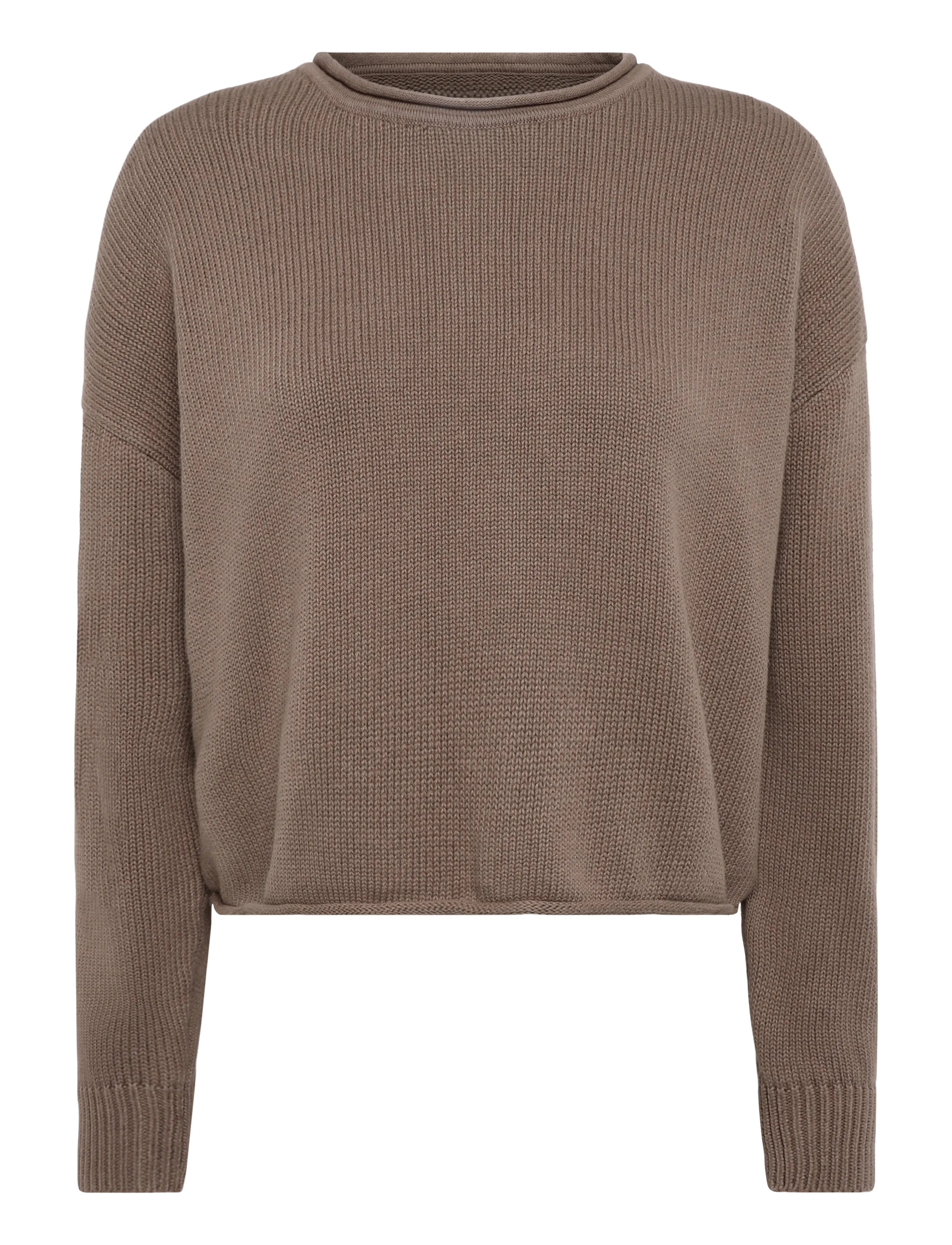 Organic Basics True Knit Sweater - Jumpers - SHADOW / brown