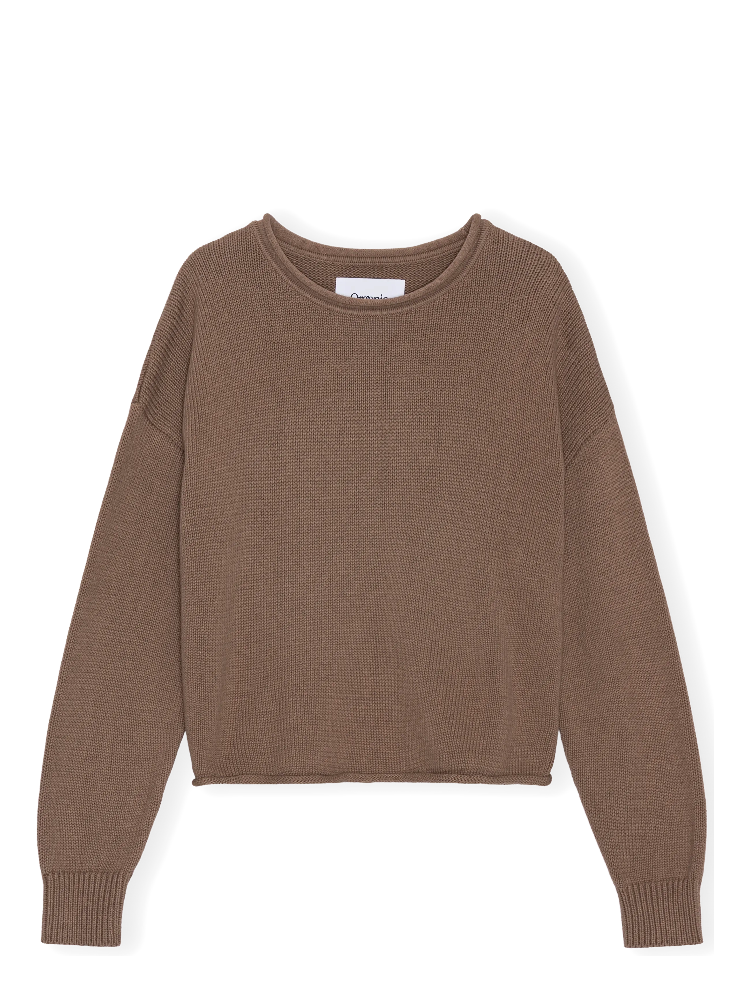 Organic Basics True Knit Sweater - Strickmode - SHADOW / brown