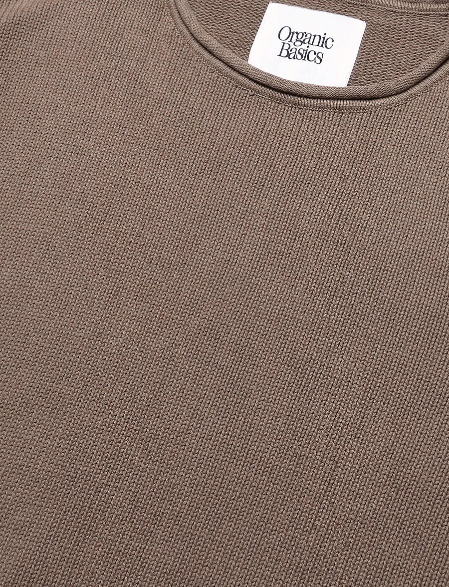 Organic Basics - True Knit Sweater - stickade tröjor - shadow - 5