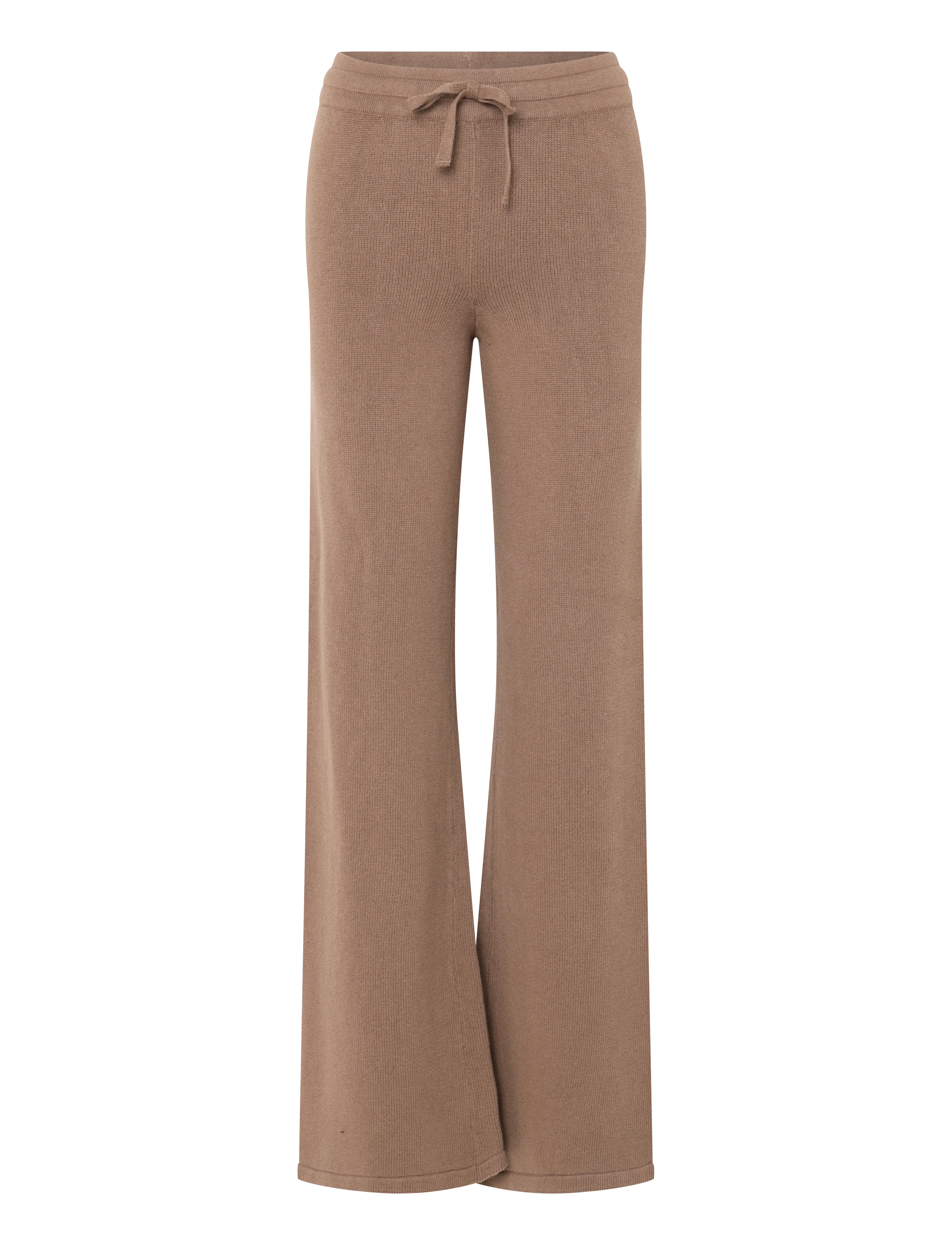 Organic Basics True Knit Wide Leg Pants - Ondergoed - SHADOW / brown