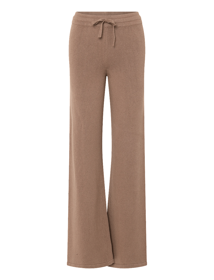Organic Basics - True Knit Wide Leg Pants - natbukser - shadow - 1