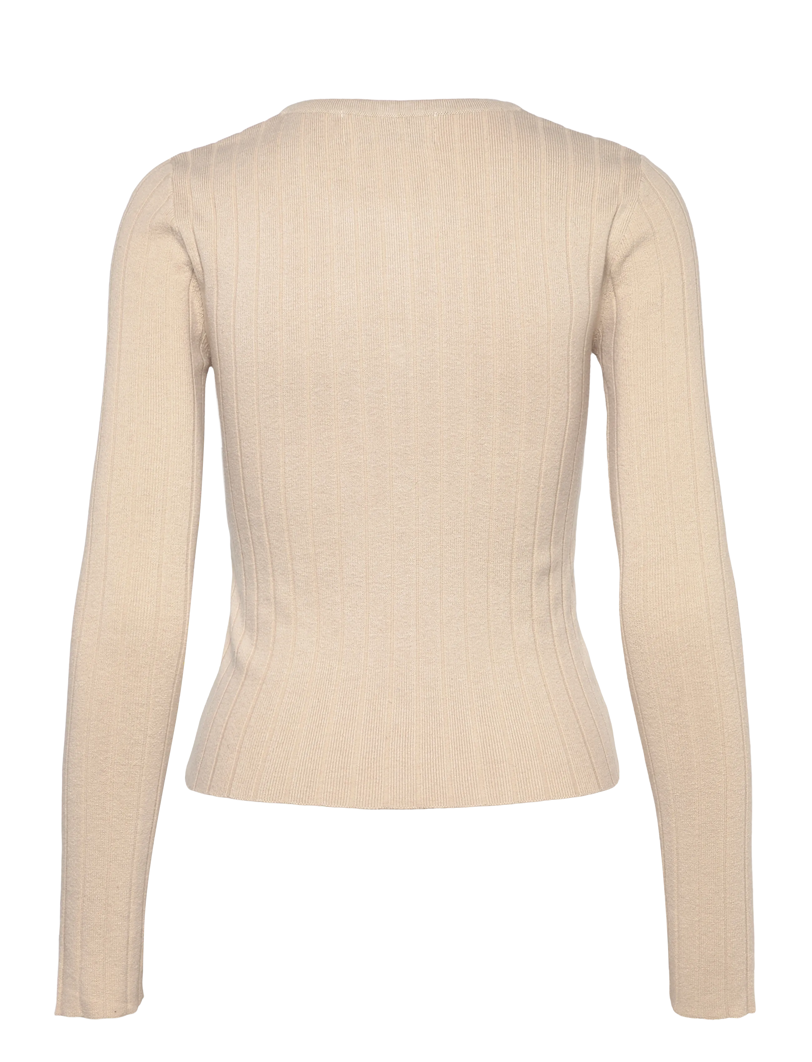 Organic Basics - Soft Knit Rib Cardigan - cardigans - sandstone - 1
