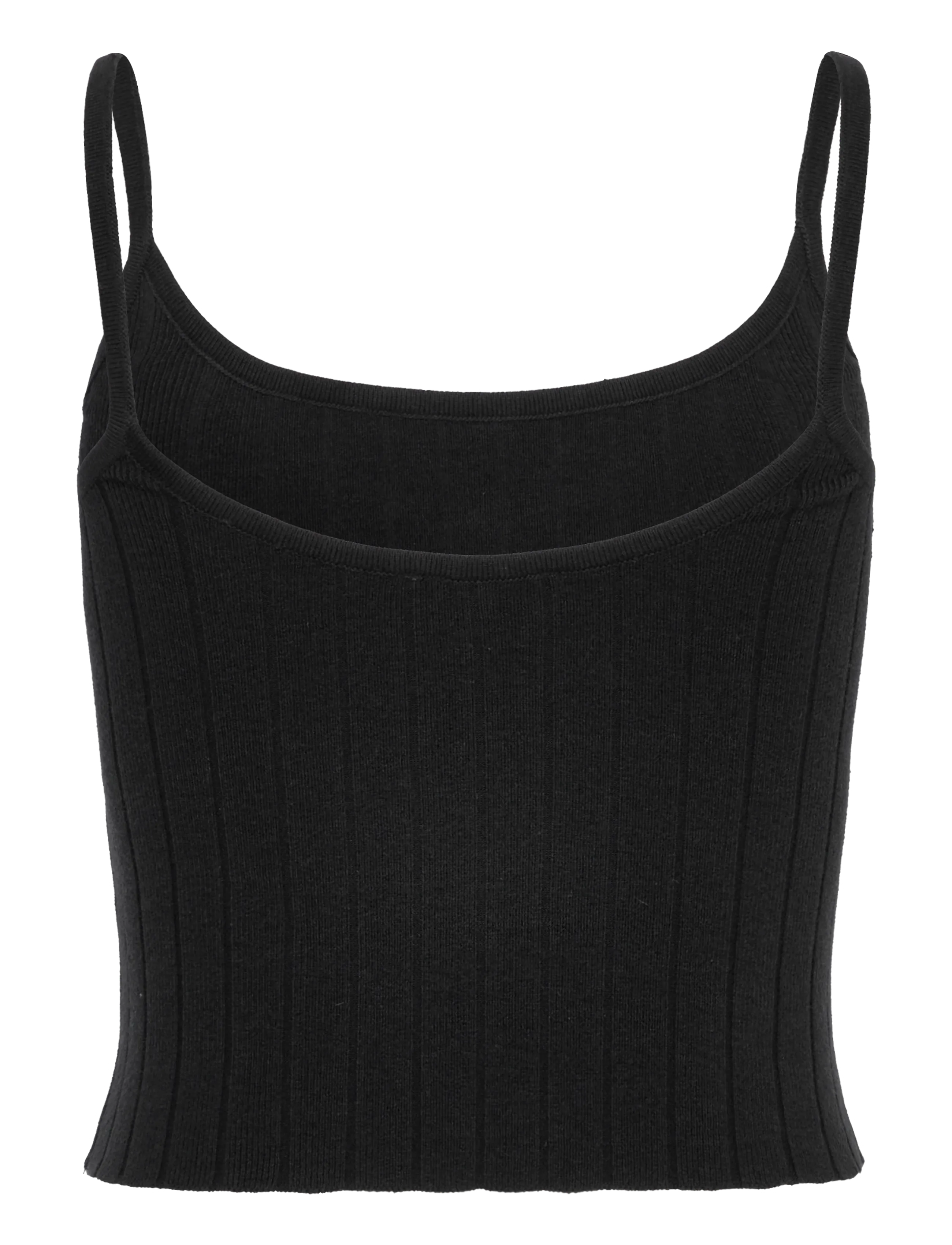 Organic Basics - Soft Knit Rib Tank Top - t-shirty & zopy - black - 1