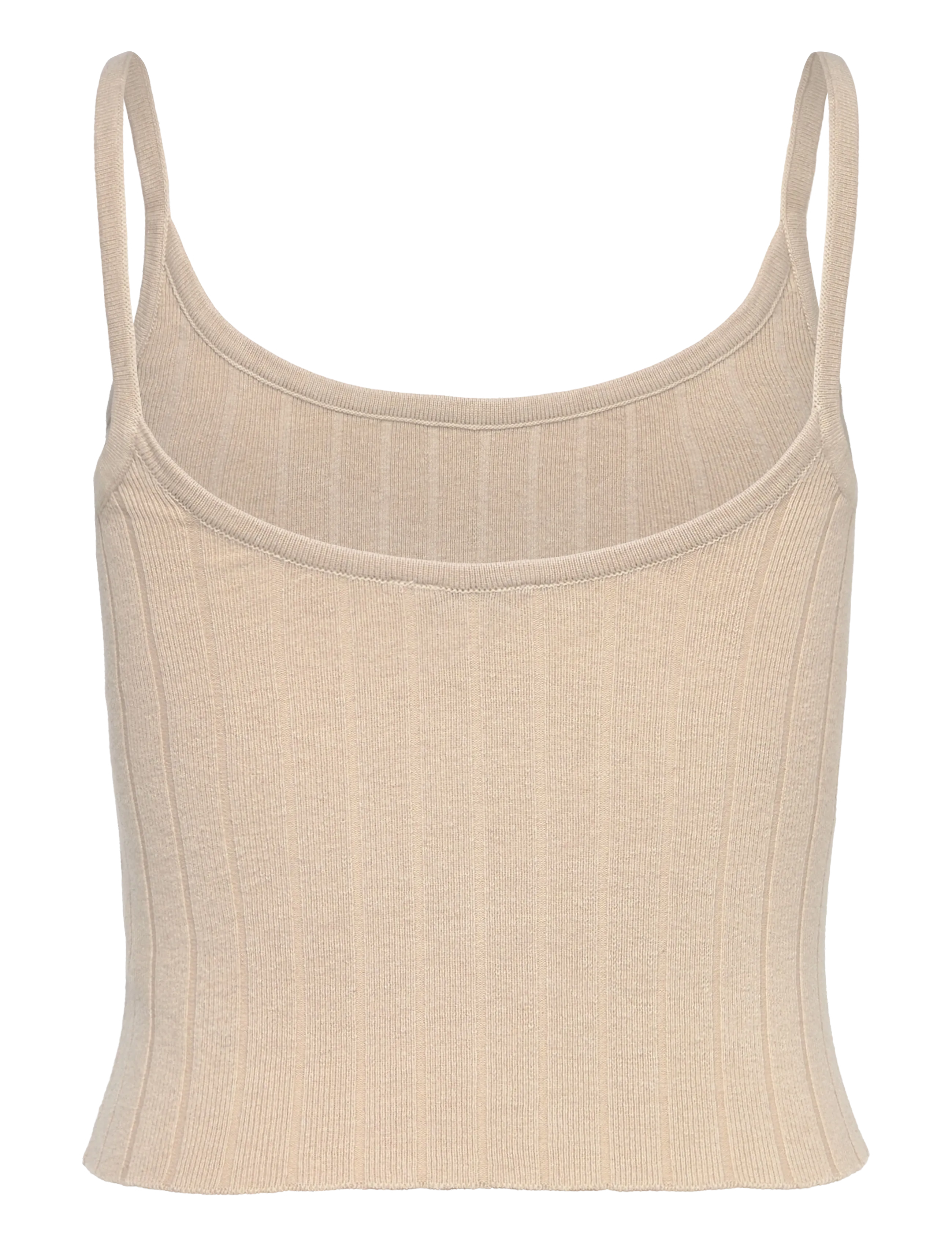Organic Basics - Soft Knit Rib Tank Top - Ärmellose tops - sandstone - 1