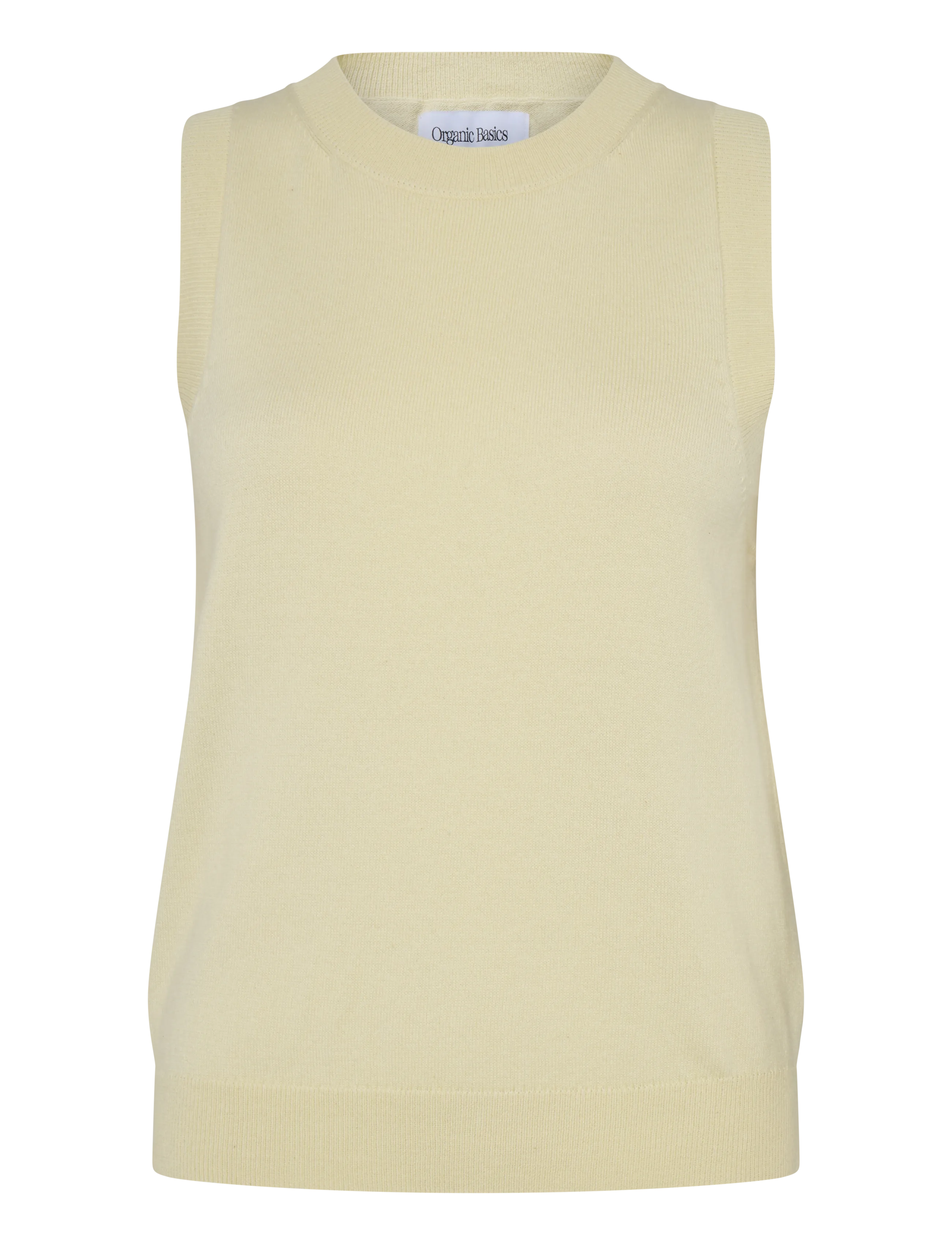 Organic Basics Soft Knit Sweater Vest - Gestrickte westen - DOUBLE CREAM / cream