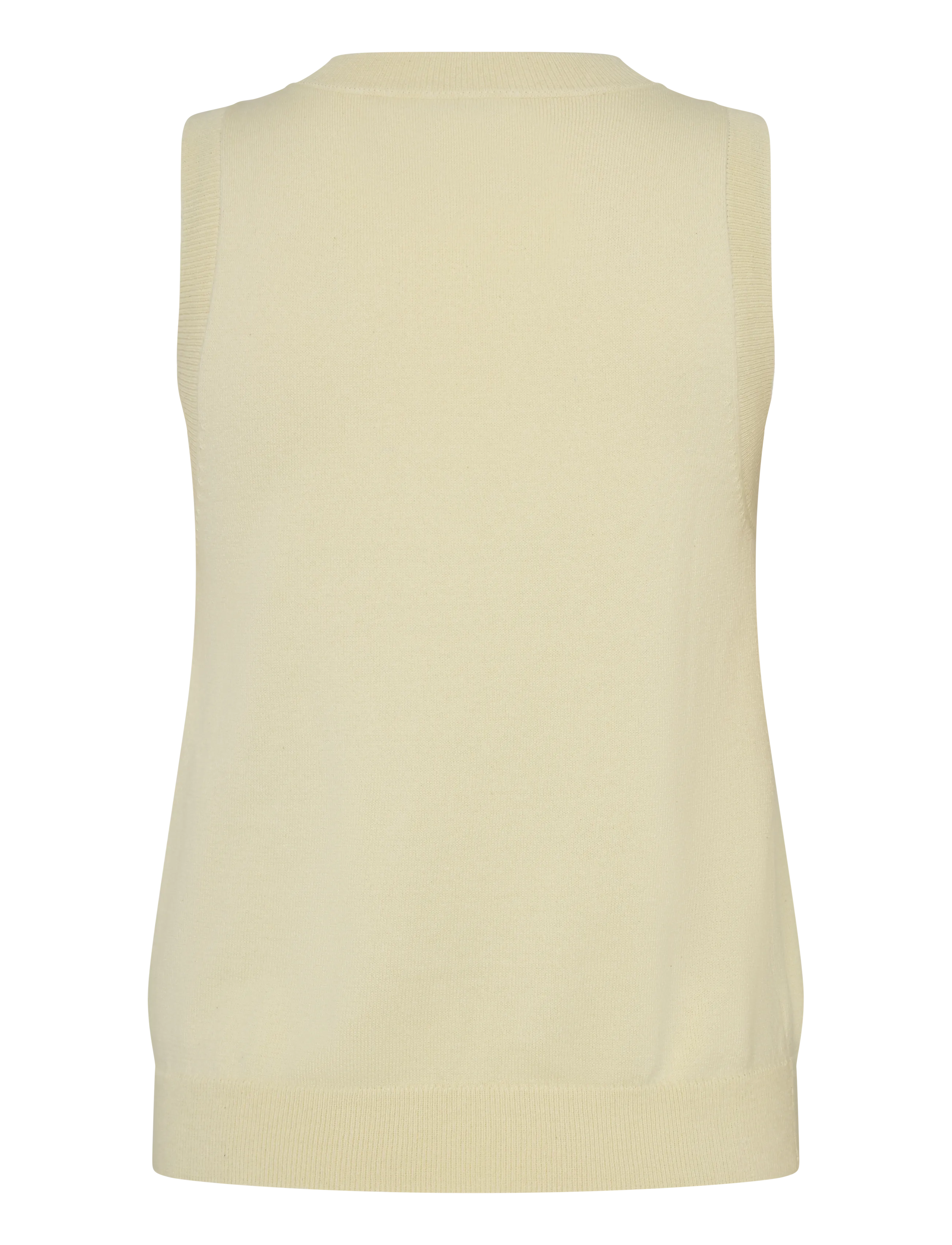 Organic Basics - Soft Knit Sweater Vest - gestrickte westen - double cream - 1