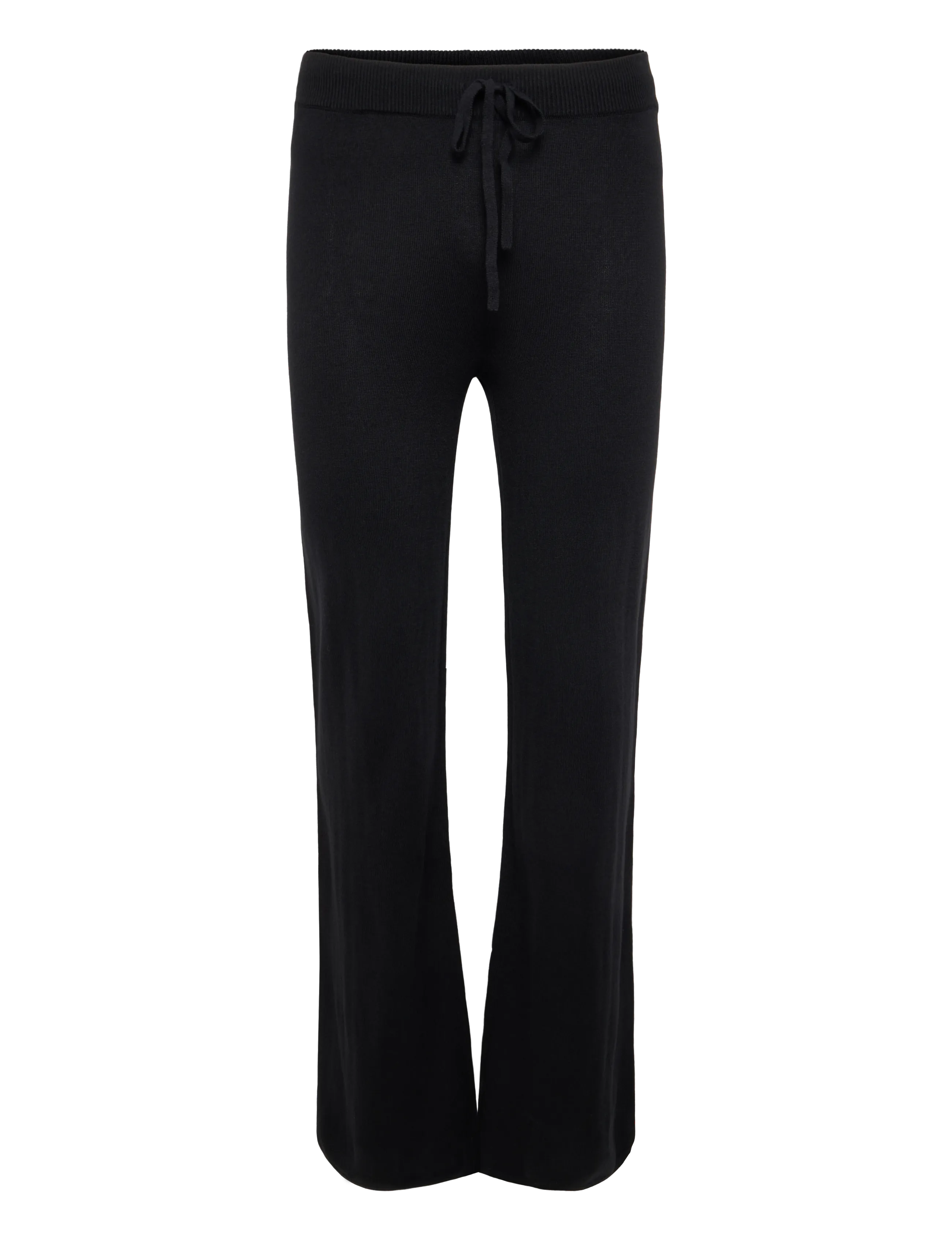ORGANIC BASICS Soft Knit Straight Bein Hosen Schwarz - L - Damen