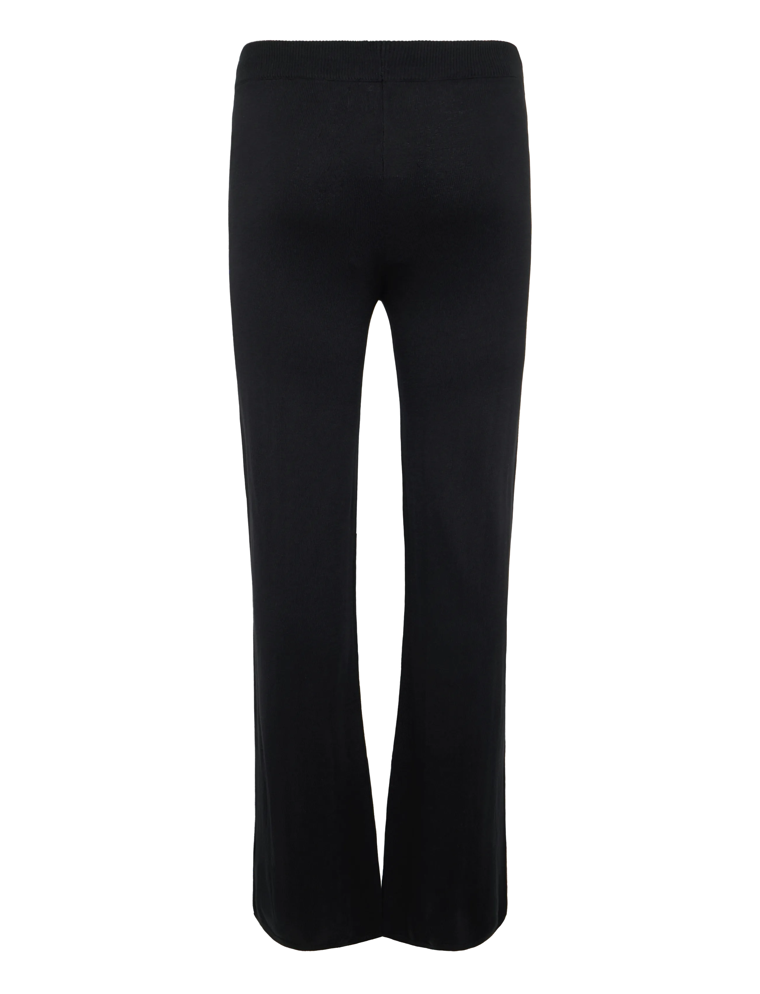 Organic Basics - Soft Knit Straight Leg Pants - damen - black - 1