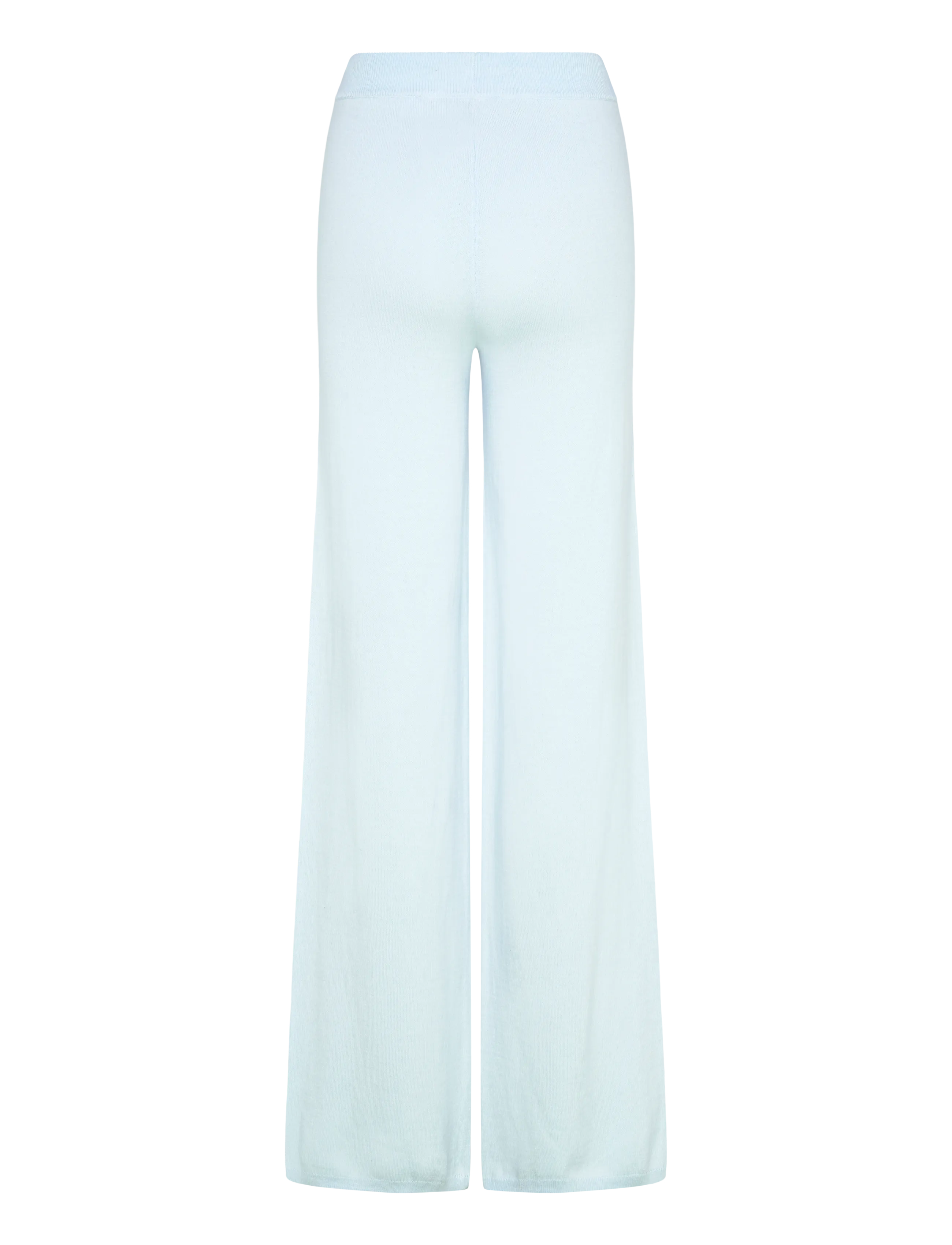 Organic Basics - Soft Knit Straight Leg Pants - kvinder - light blue - 1