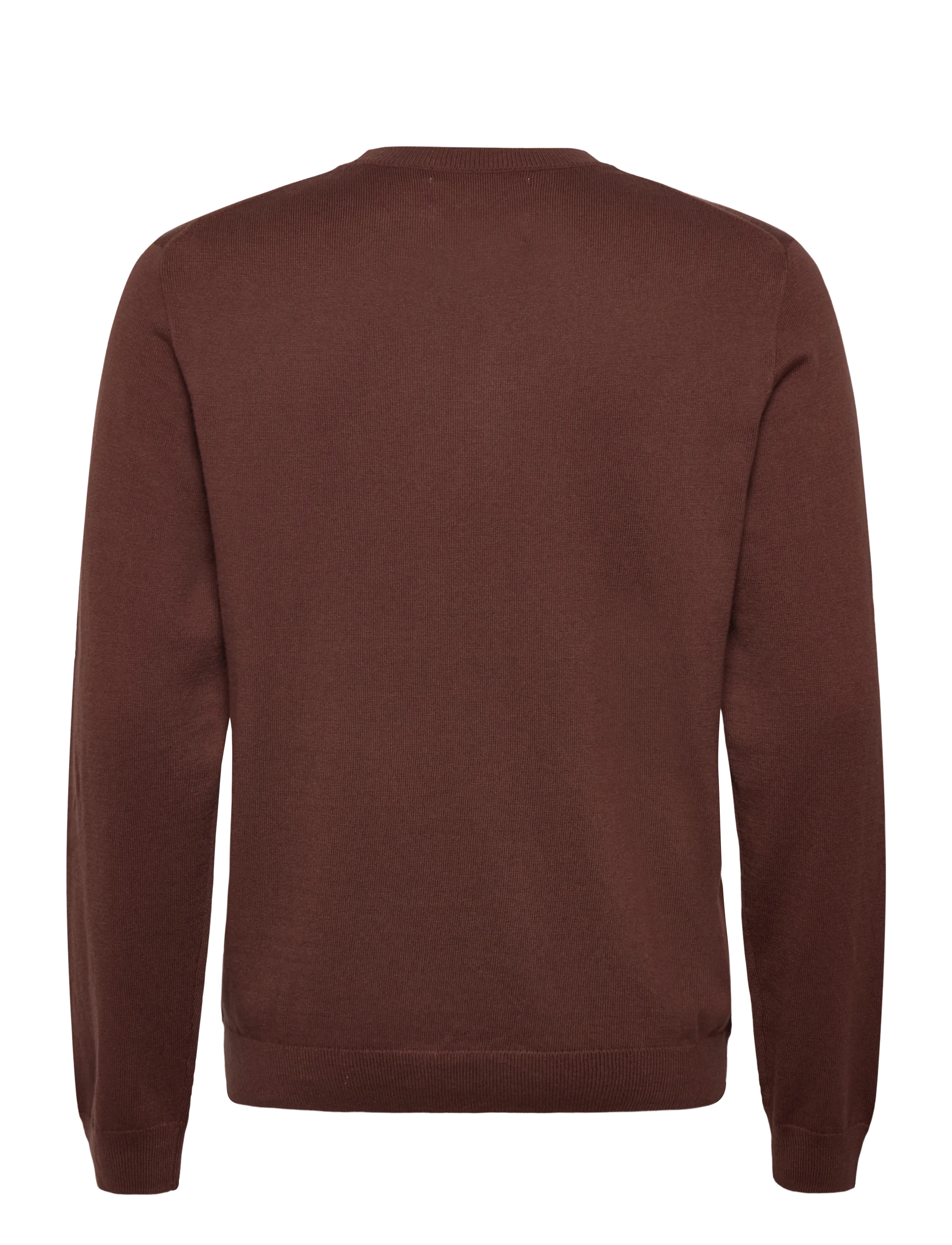 Organic Basics - Soft Knit Crewneck Sweater - rund hals - rich brown - 1