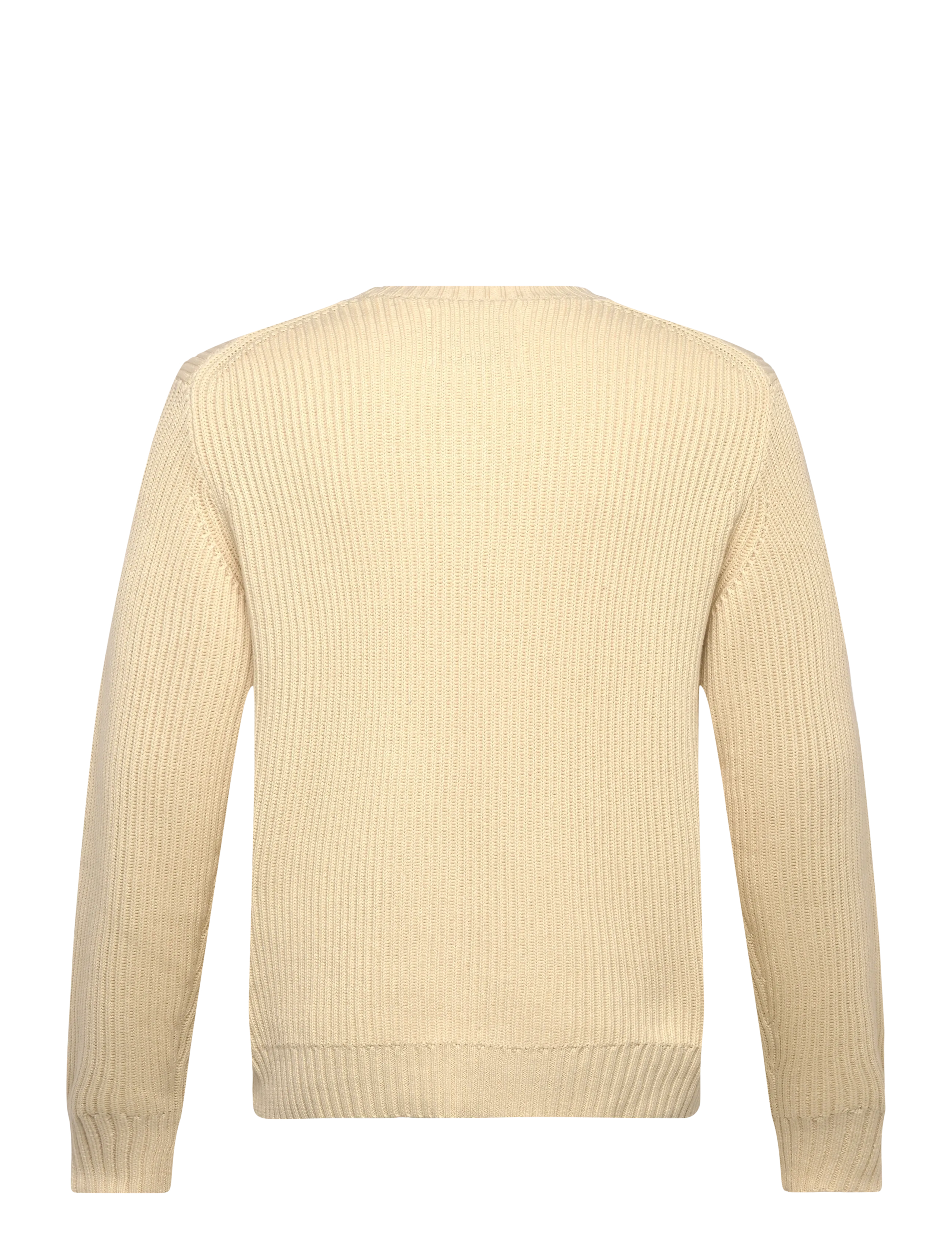 Organic Basics - Soft Knit Chunky Crewneck Sweater - rund hals - double cream - 1