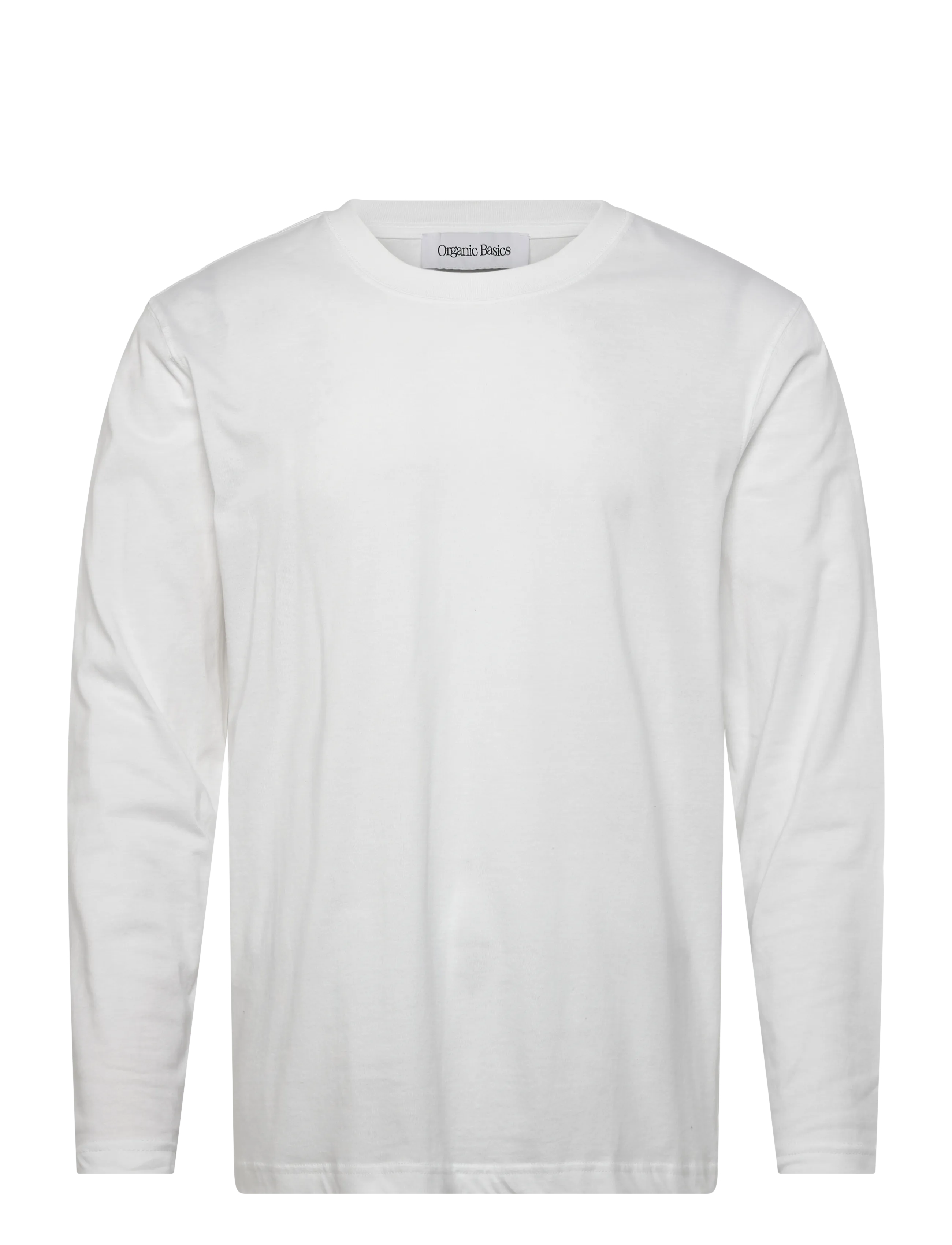 Organic Basics True Boxy Fit Long Sleeve Tee - Langærmede T-shirts - WHITE / white