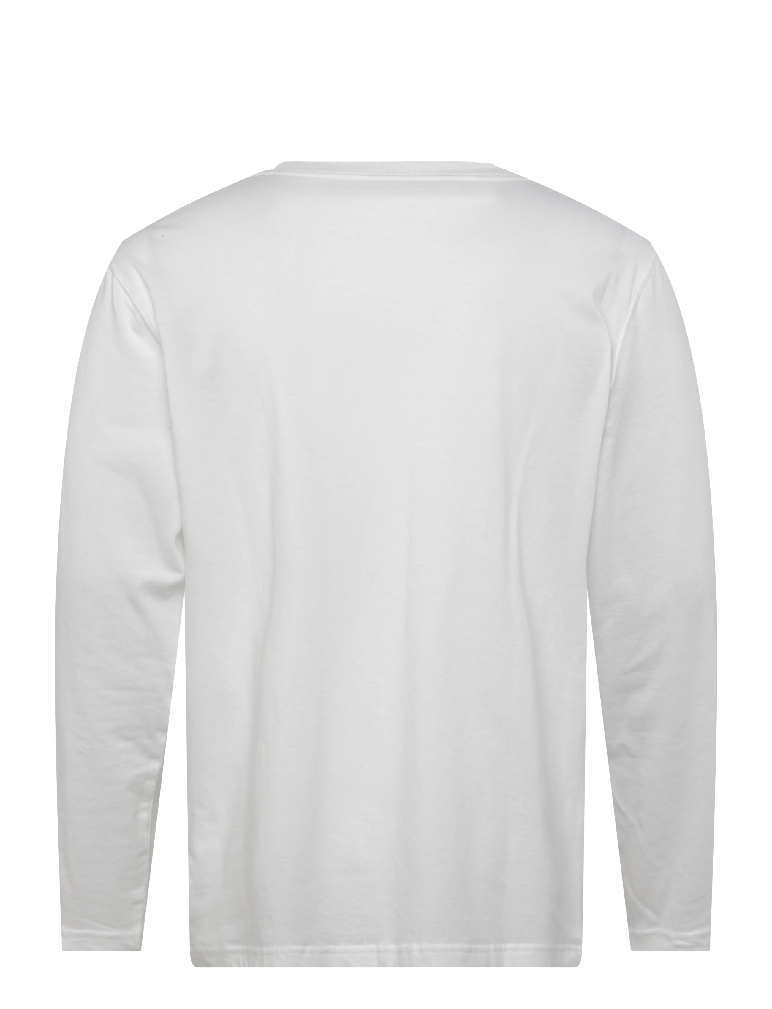Organic Basics - True Boxy Fit Long Sleeve Tee - langærmede t-shirts - white - 1