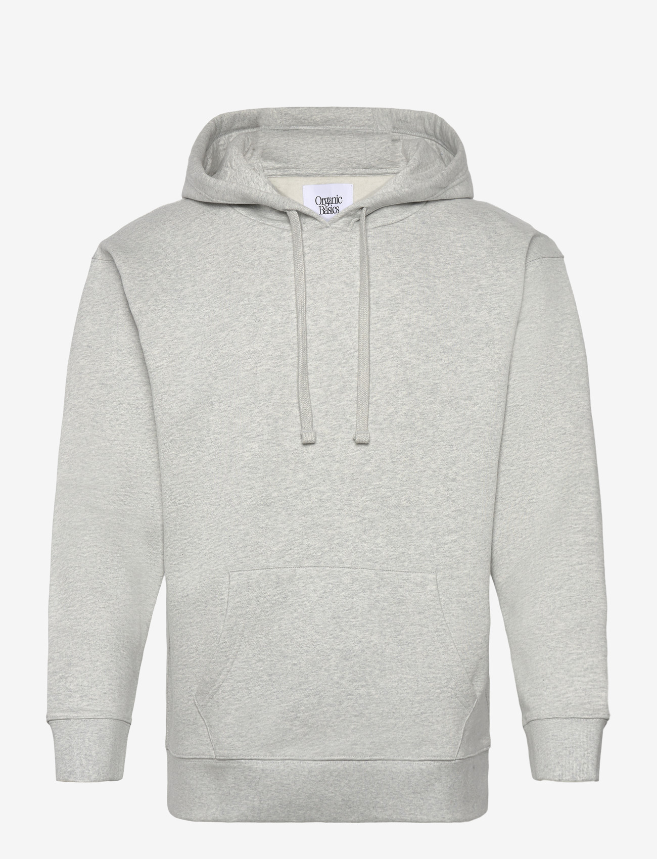 Organic Basics - Weekend Boxy Fit Hoodie - hoodies - misty grey melange - 1
