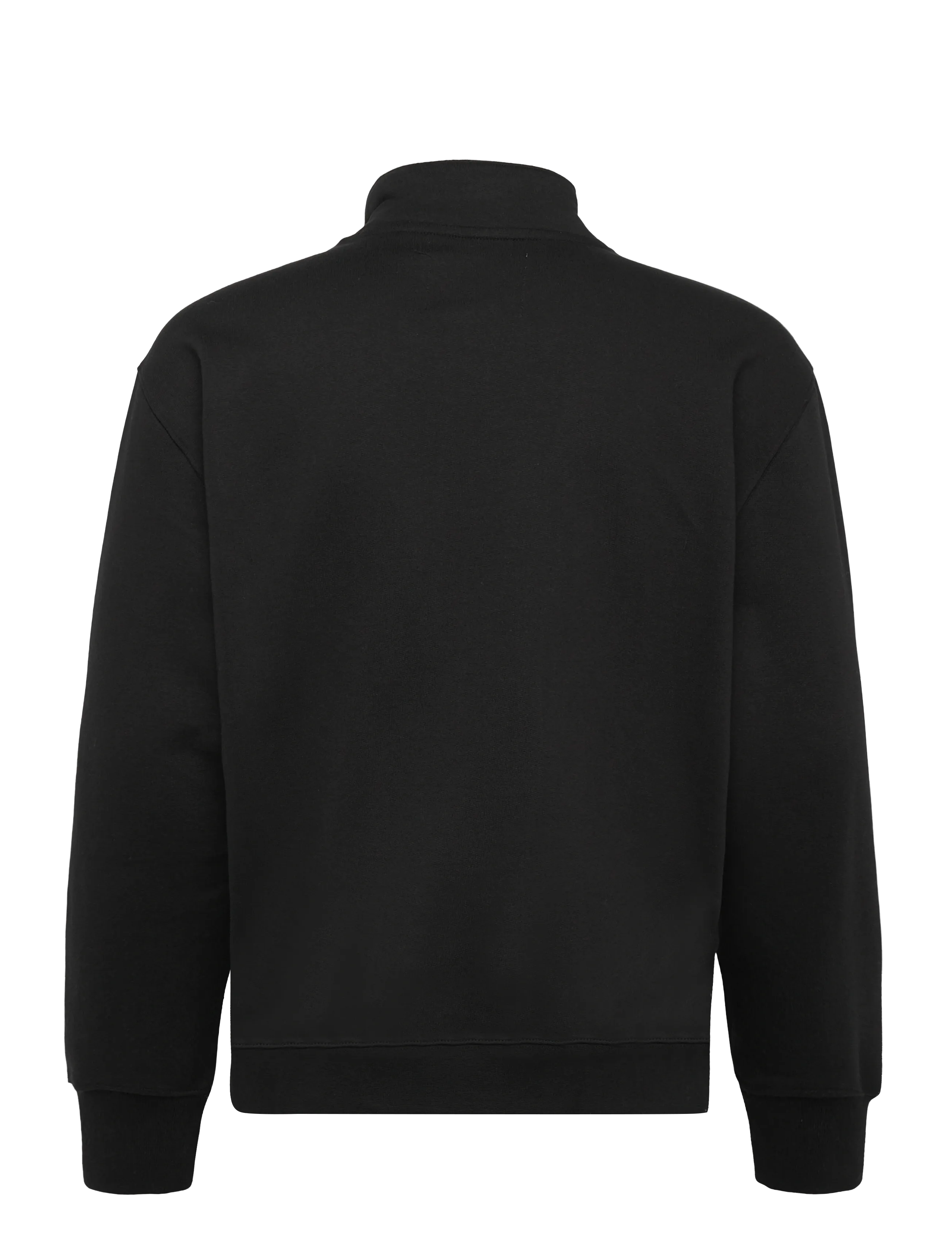 Organic Basics - Weekend Half Zip Sweatshirt - sweatshirts - black - 1