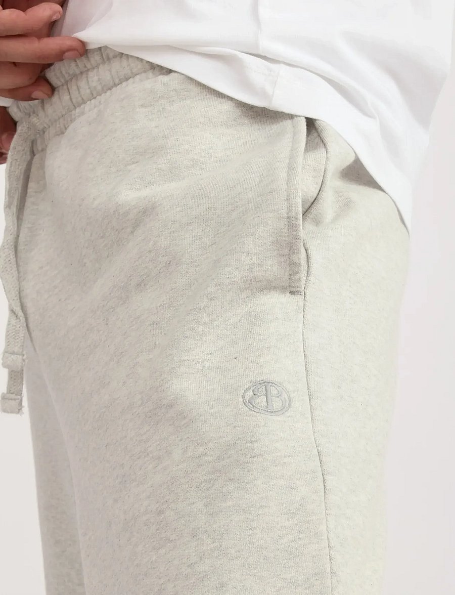 Organic Basics - Weekend Joggers - joggingbyxor - misty grey melange - 4