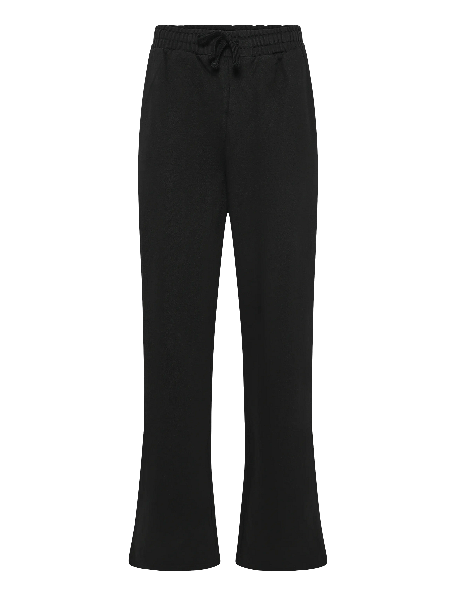 Organic Basics - Weekend Straight Leg Joggers - jogginghosen - black - 1