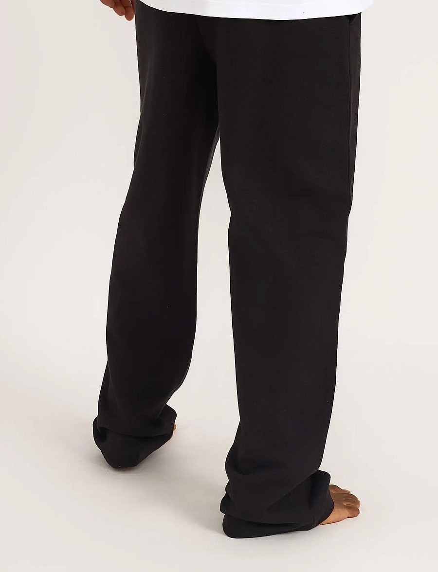 Organic Basics - Weekend Straight Leg Joggers - jogginghosen - black - 4