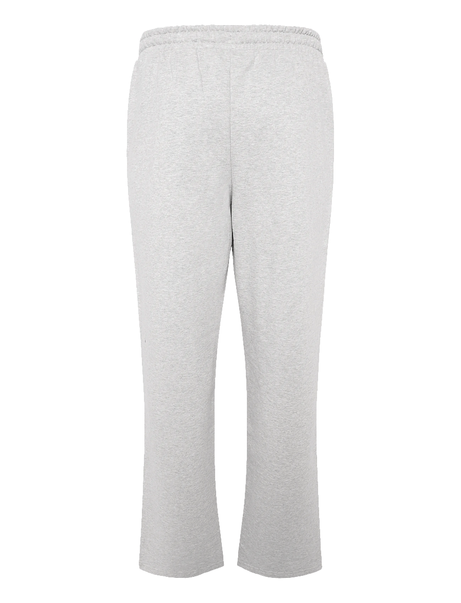 Organic Basics - Weekend Straight Leg Joggers - sweatpants - misty grey melange - 1