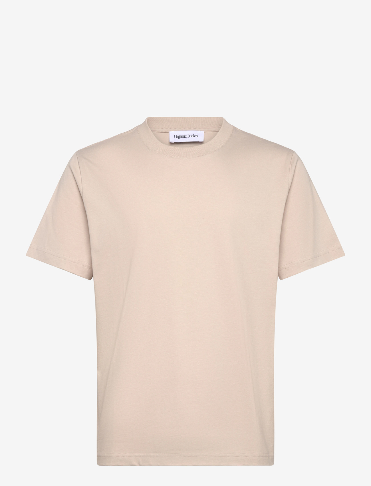Organic Basics - True Heavy Boxy Fit Tee - sandstone - 0