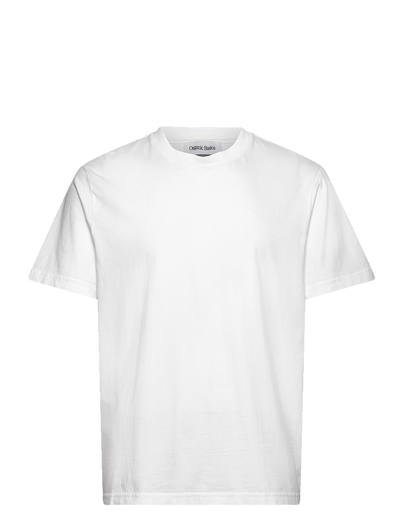 Organic Basics - True Heavy Boxy Fit Tee - marškinėliai trumpomis rankovėmis - white - 1