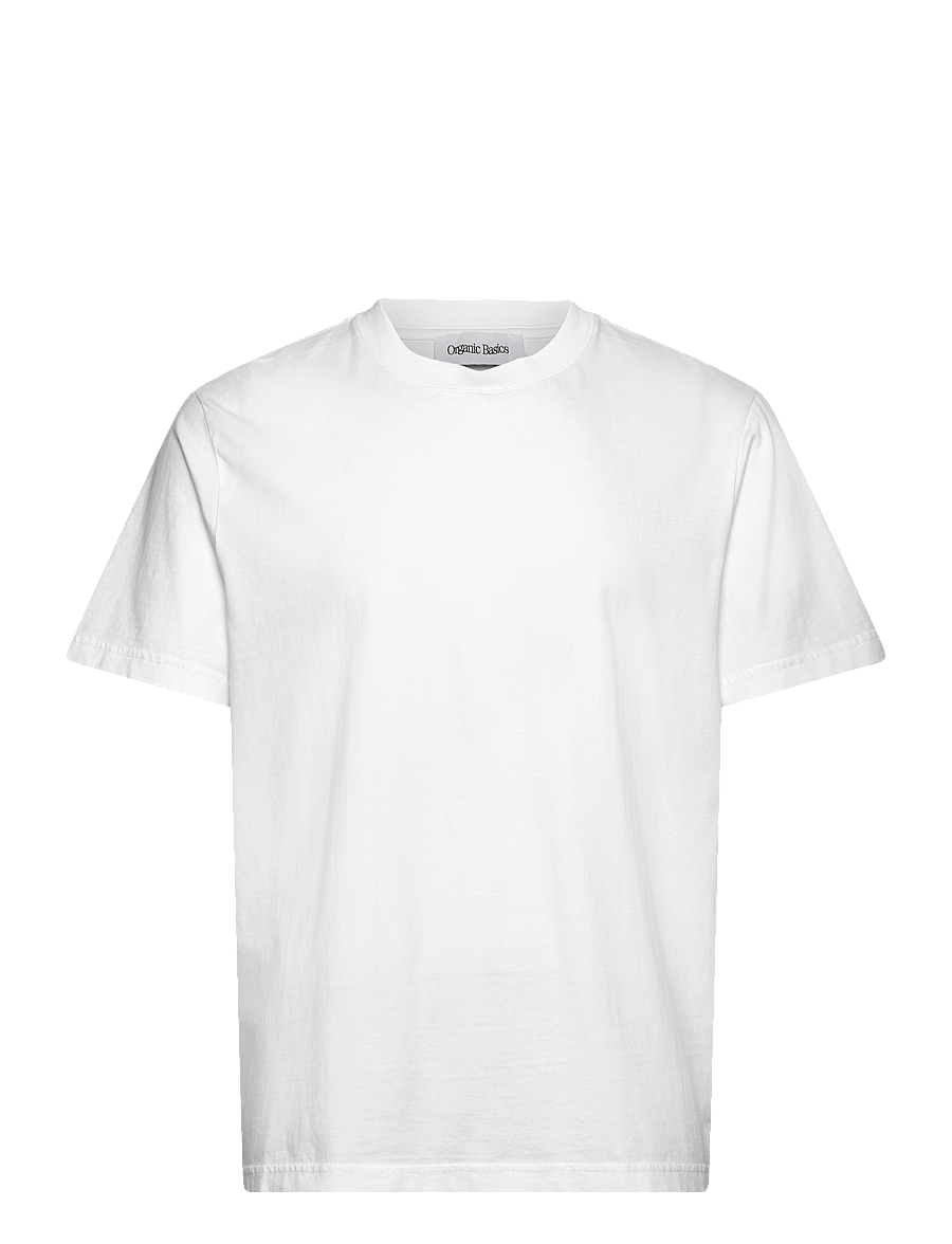 Organic Basics - True Heavy Boxy Fit Tee - kurzärmelig - white - 1