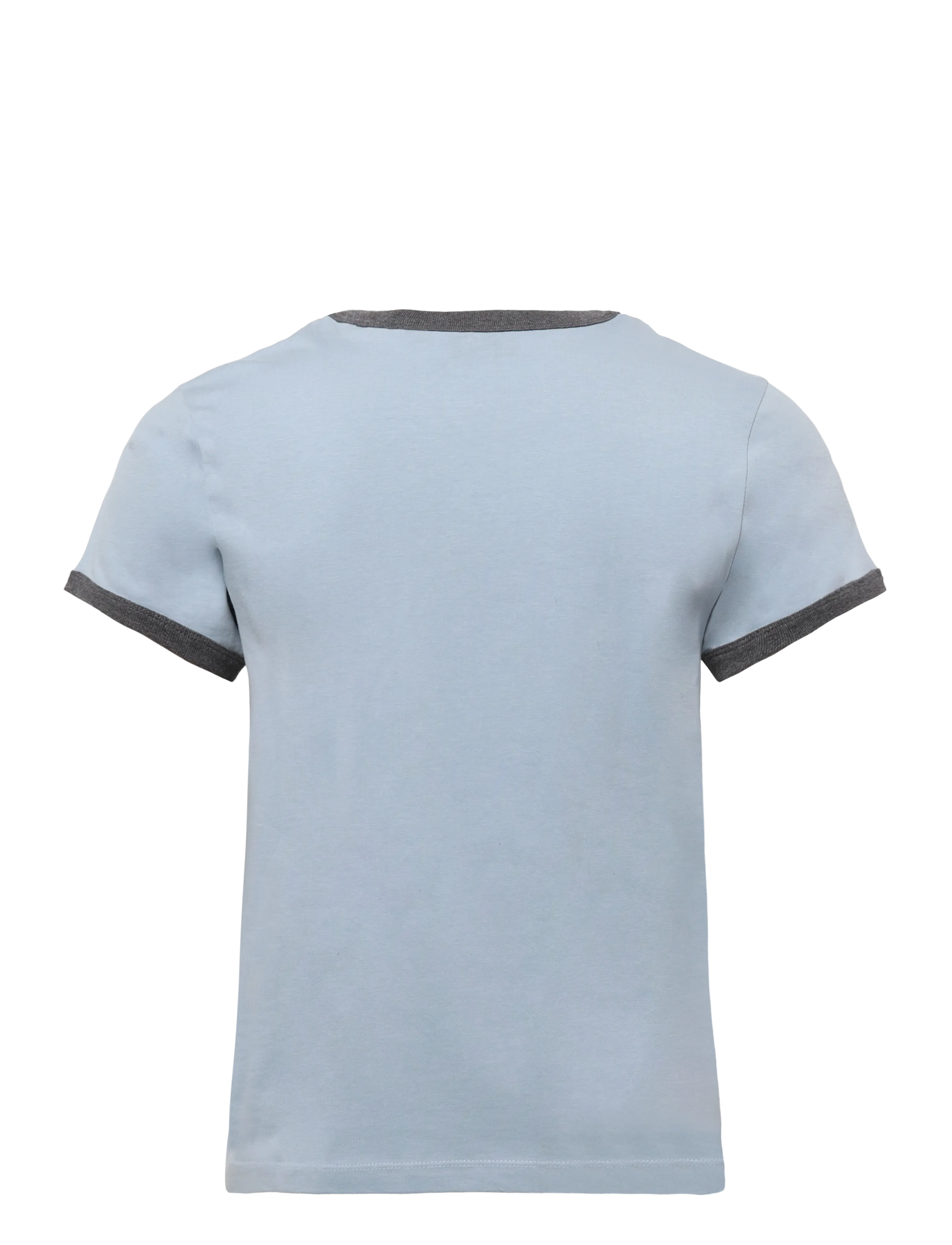 Organic Basics - True Heavy Ringer Tee - kurzärmelige t-shirts - cloudy blue - 2